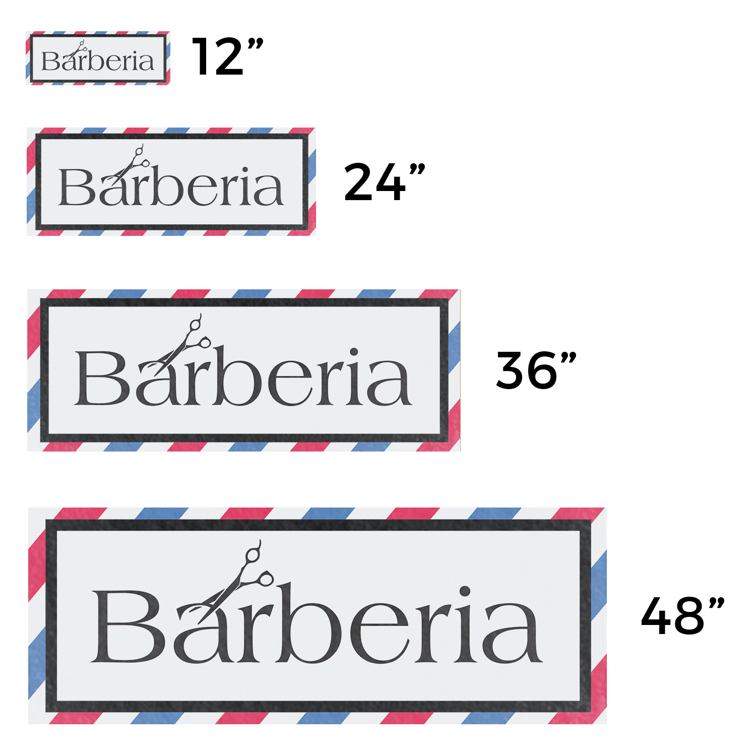 Barberia Vinyl Decal Spanish Barber Shop Sign Grooming Services Professional - Picture 9 of 99