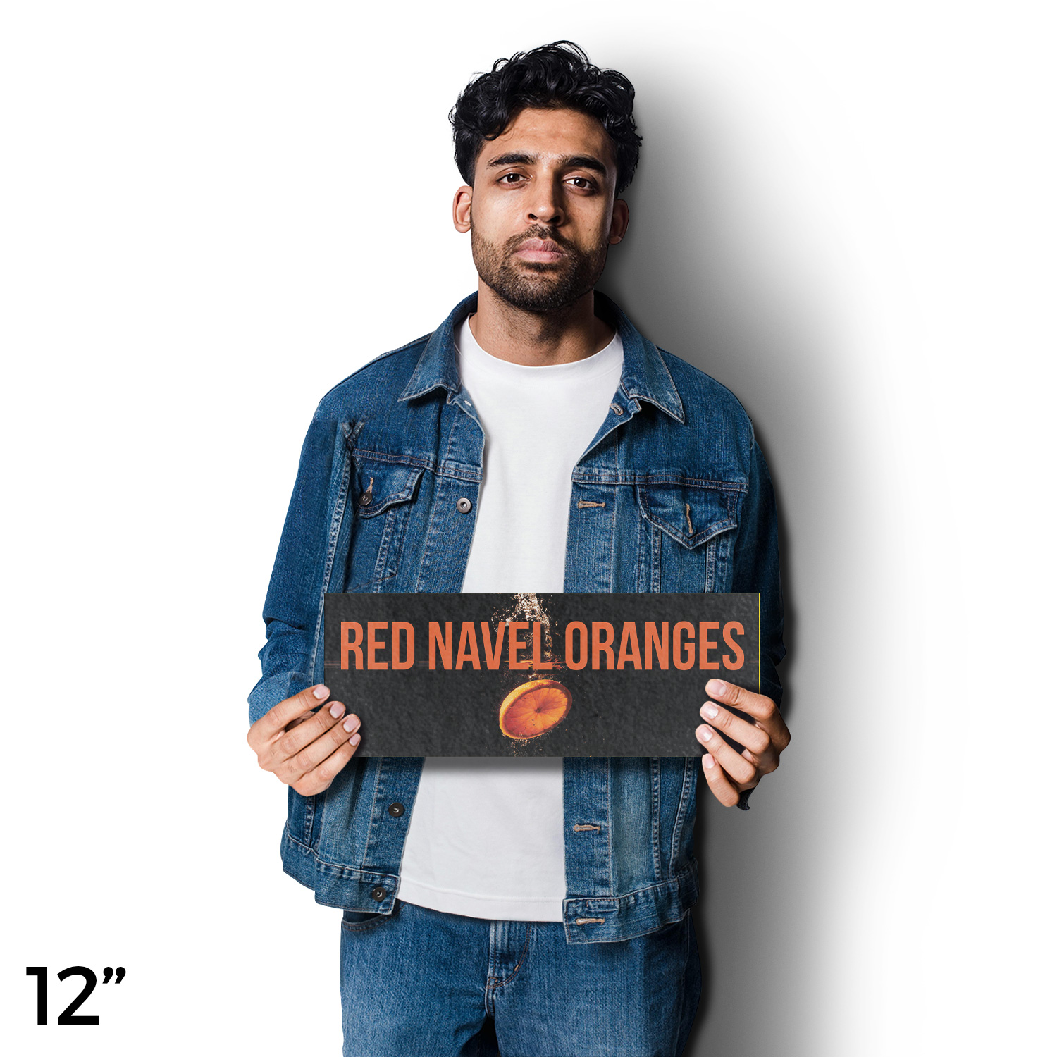 Red Navel Oranges Vinyl Decal Fresh Citrus Fruits Local Produce Seasonal - Picture 10 of 99