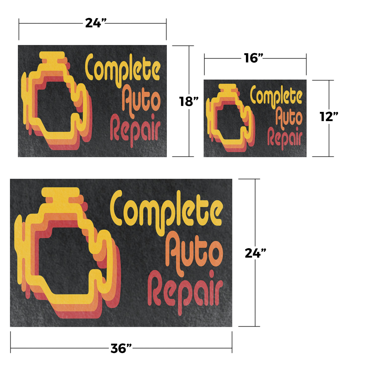 Calcomanía de vinilo completa para reparación de automóviles experto en diagnóstico de mantenimiento de vehículos - Imagen 4 de 99