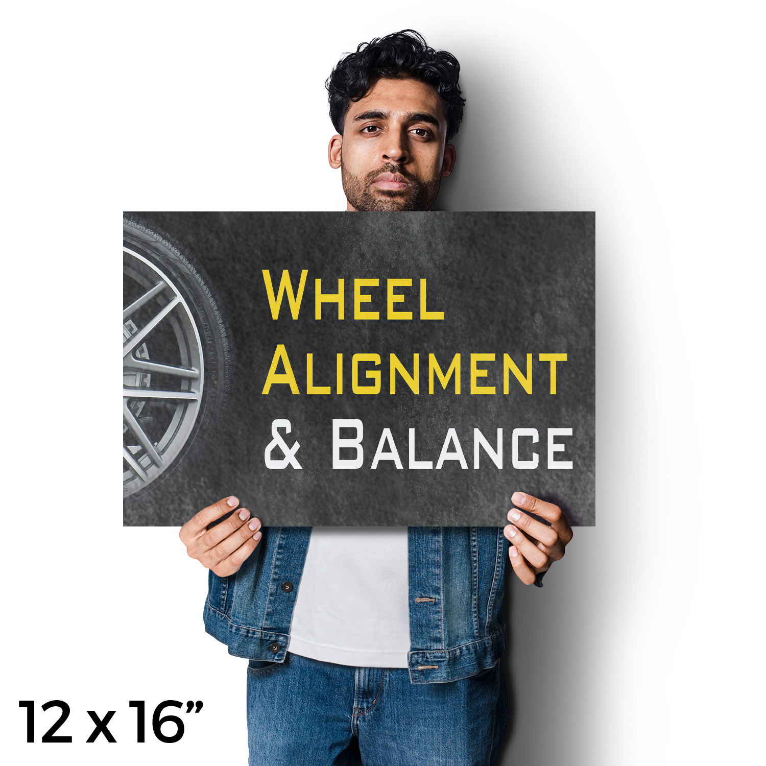 Wheel Alignment & Balancing Vinyl Decal Professional Auto Services Affordable - Picture 5 of 99