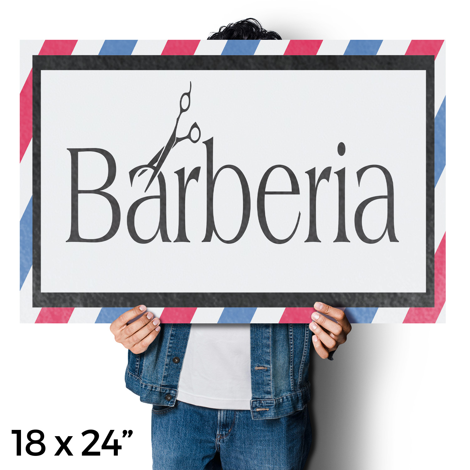 Barberia Vinyl Decal Spanish Barber Shop Sign Grooming Services Professional - Picture 16 of 99