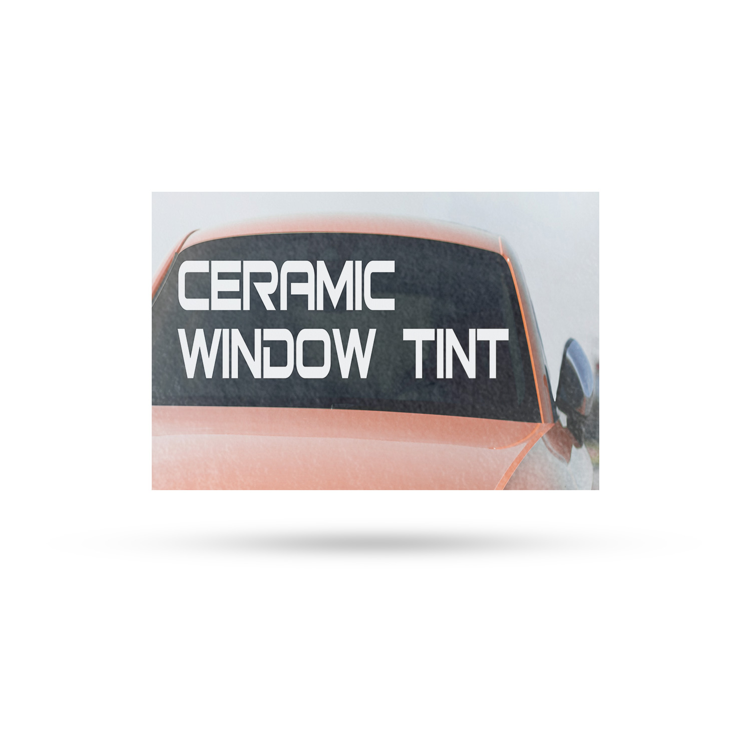 Ceramic Window Tint Vinyl Decal Auto Sun Protection Professional Installations