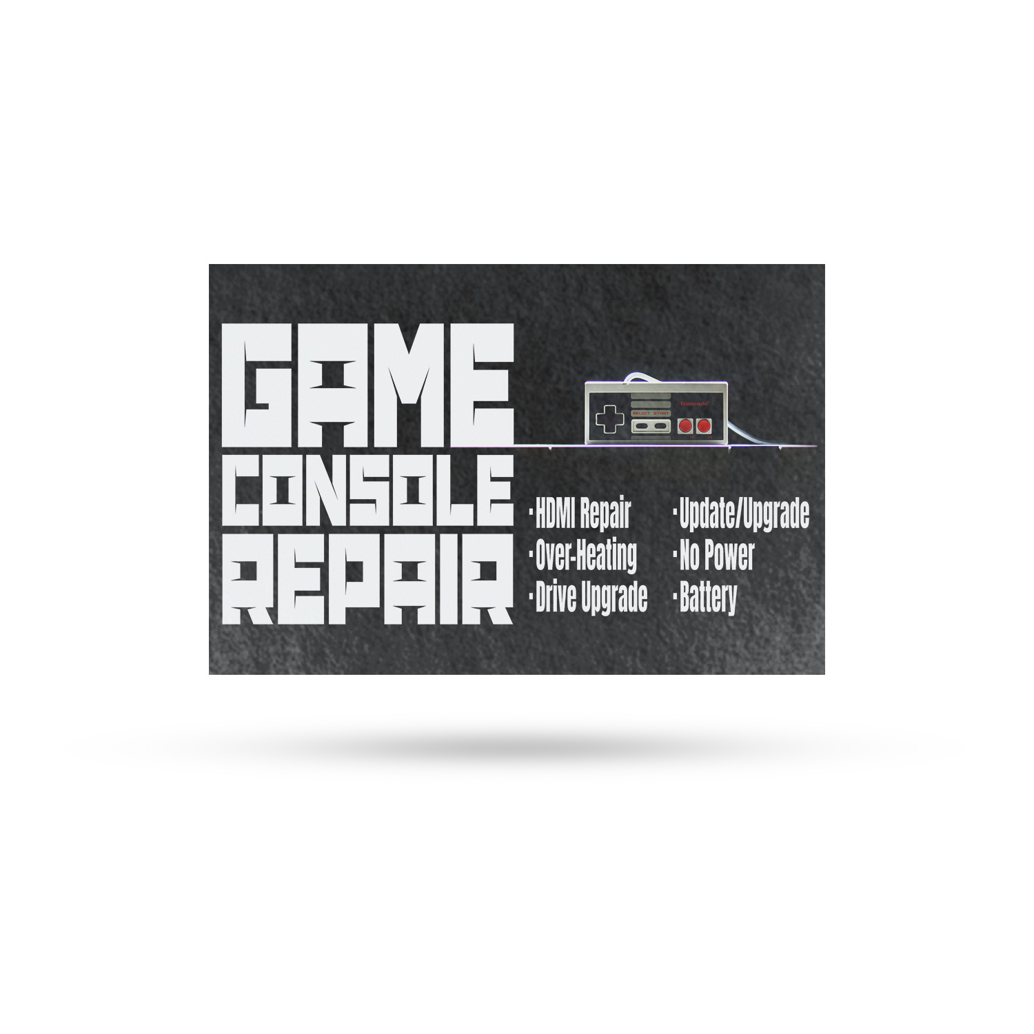 Game Console Repair Vinyl Decal Xbox PlayStation Nintendo Fixes Expert