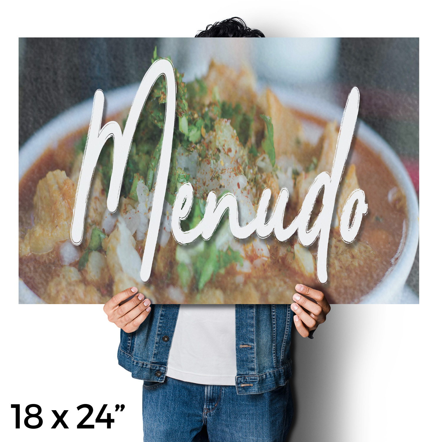 Calcomanía Vinilo Menudo Auténtica Sopa Mexicana Recién Hecha Restaurante Promociones - Imagen 16 de 99