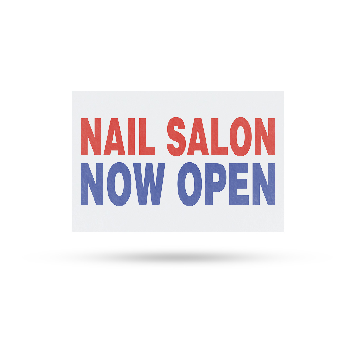 Nail Salon Now Open Vinyl Decal Grand Opening Walk-Ins Welcome Professional