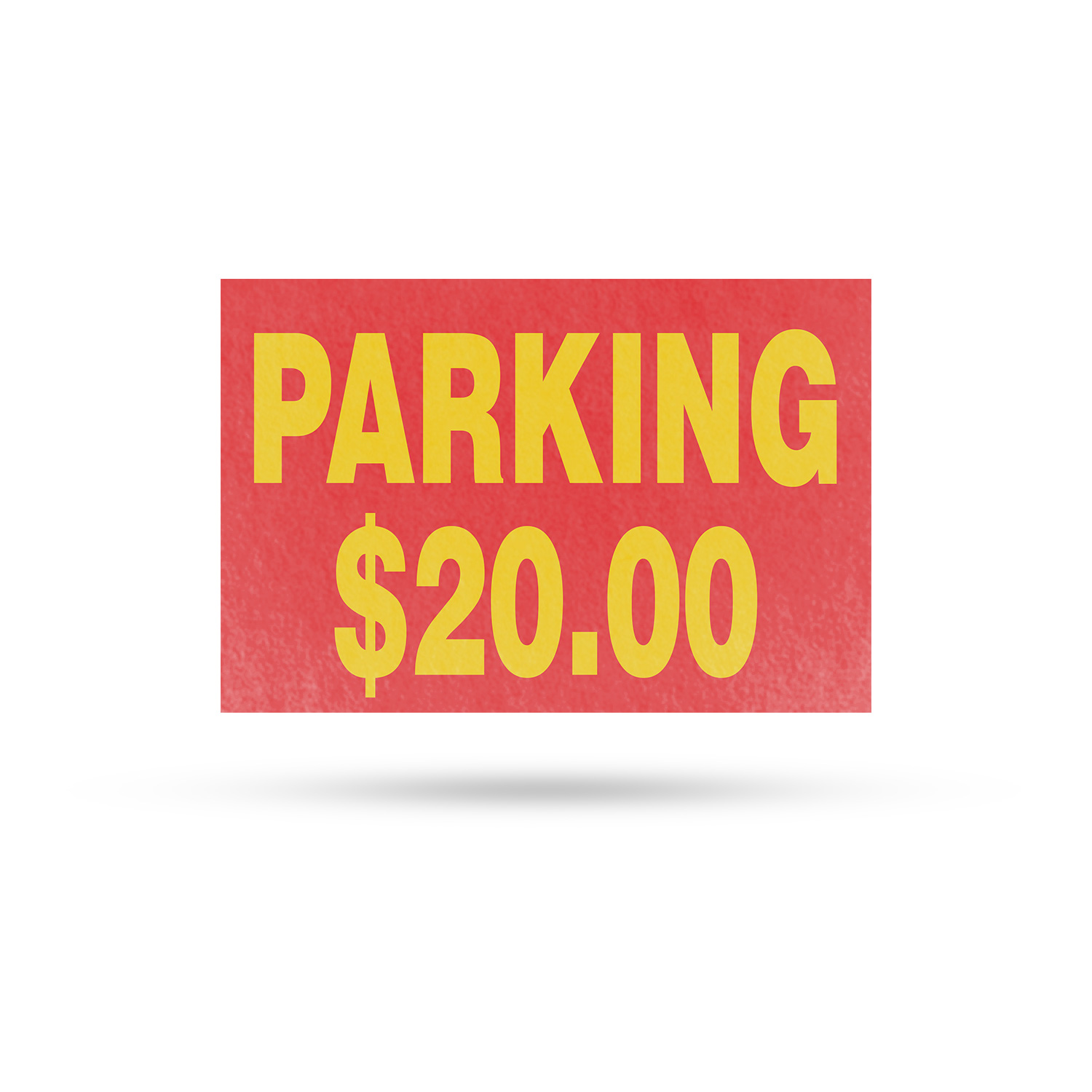 Parking $20 Dollars Vinyl Decal Event Parking Premium Locations Affordable