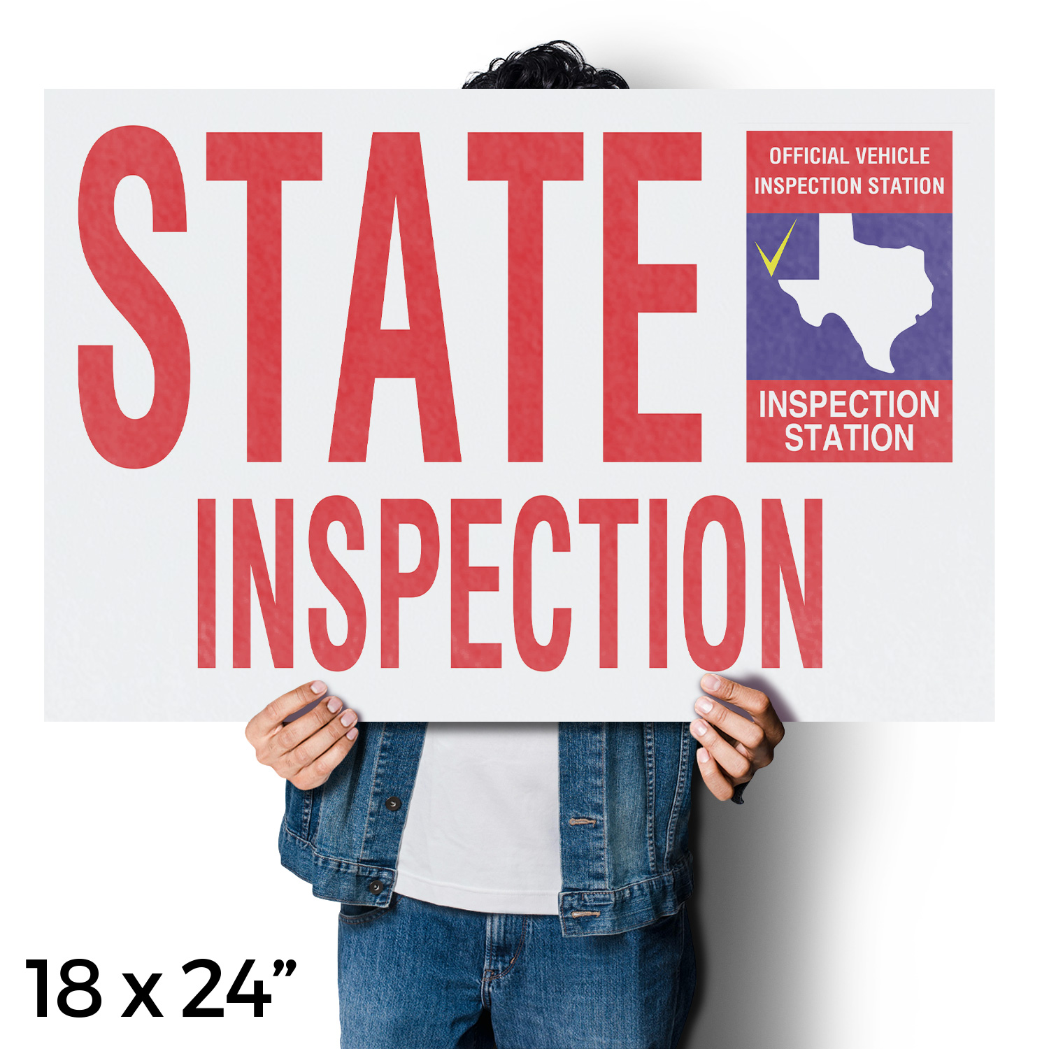 Calcomanía de vinilo para inspección estatal de Texas servicios automáticos cheques confiables asequible - Imagen 16 de 99