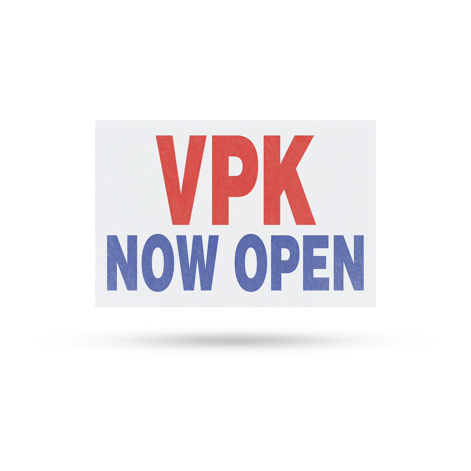VPK Now Open Vinyl Decal Early Learning Promotions School Enrollment