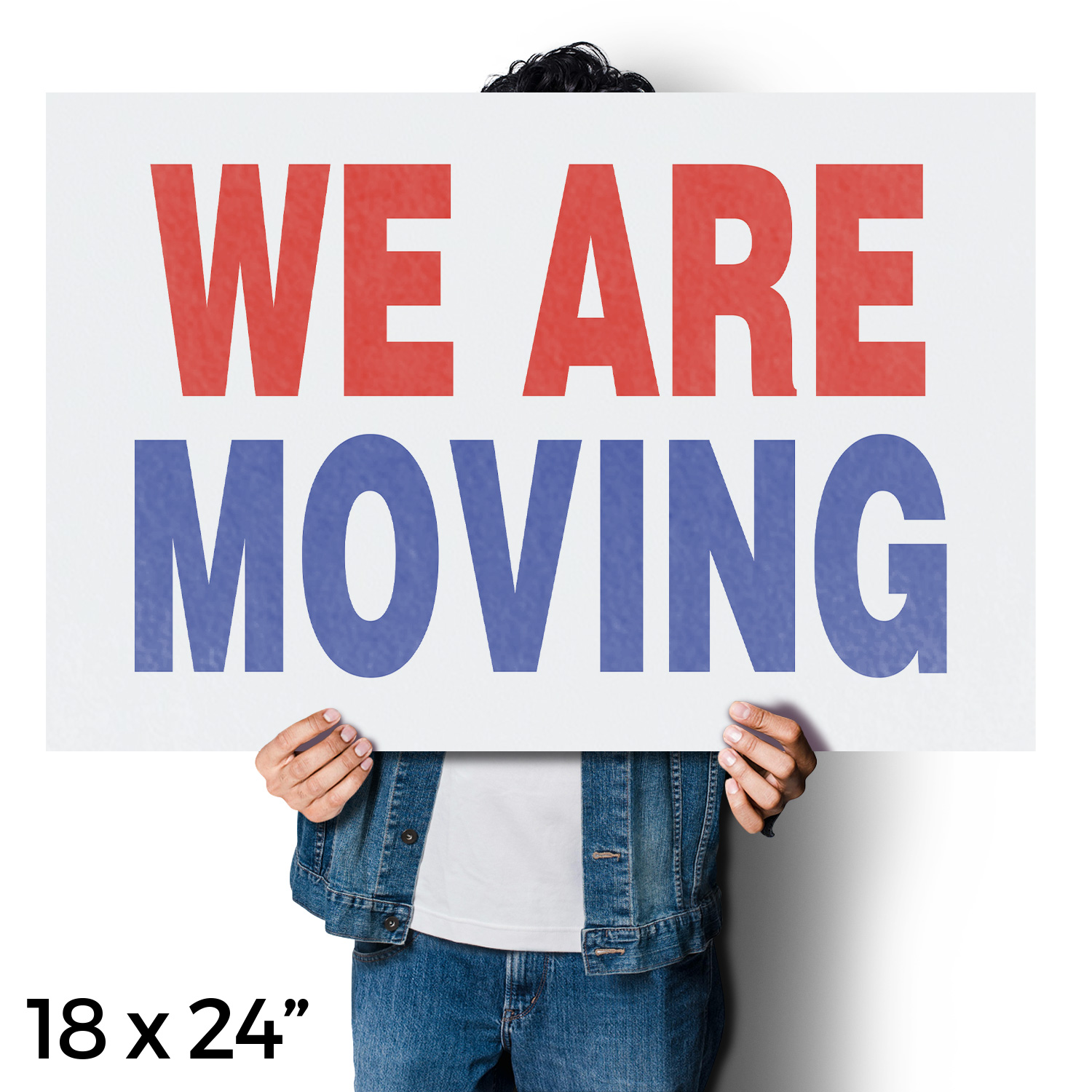 We Are Moving Vinyl Decal Business Transition Clear Messaging Professional