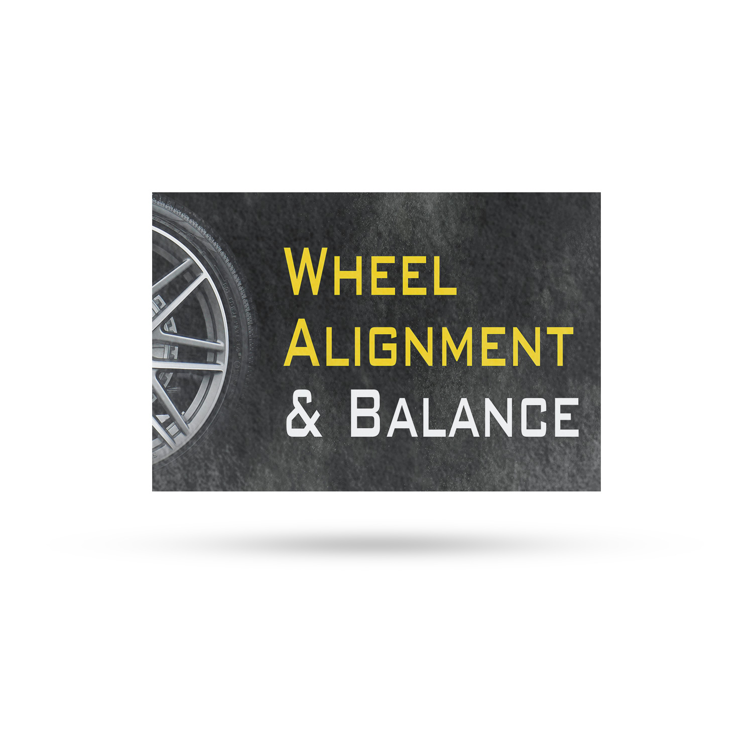 Wheel Alignment & Balancing Vinyl Decal Professional Auto Services Affordable - Picture 2 of 99