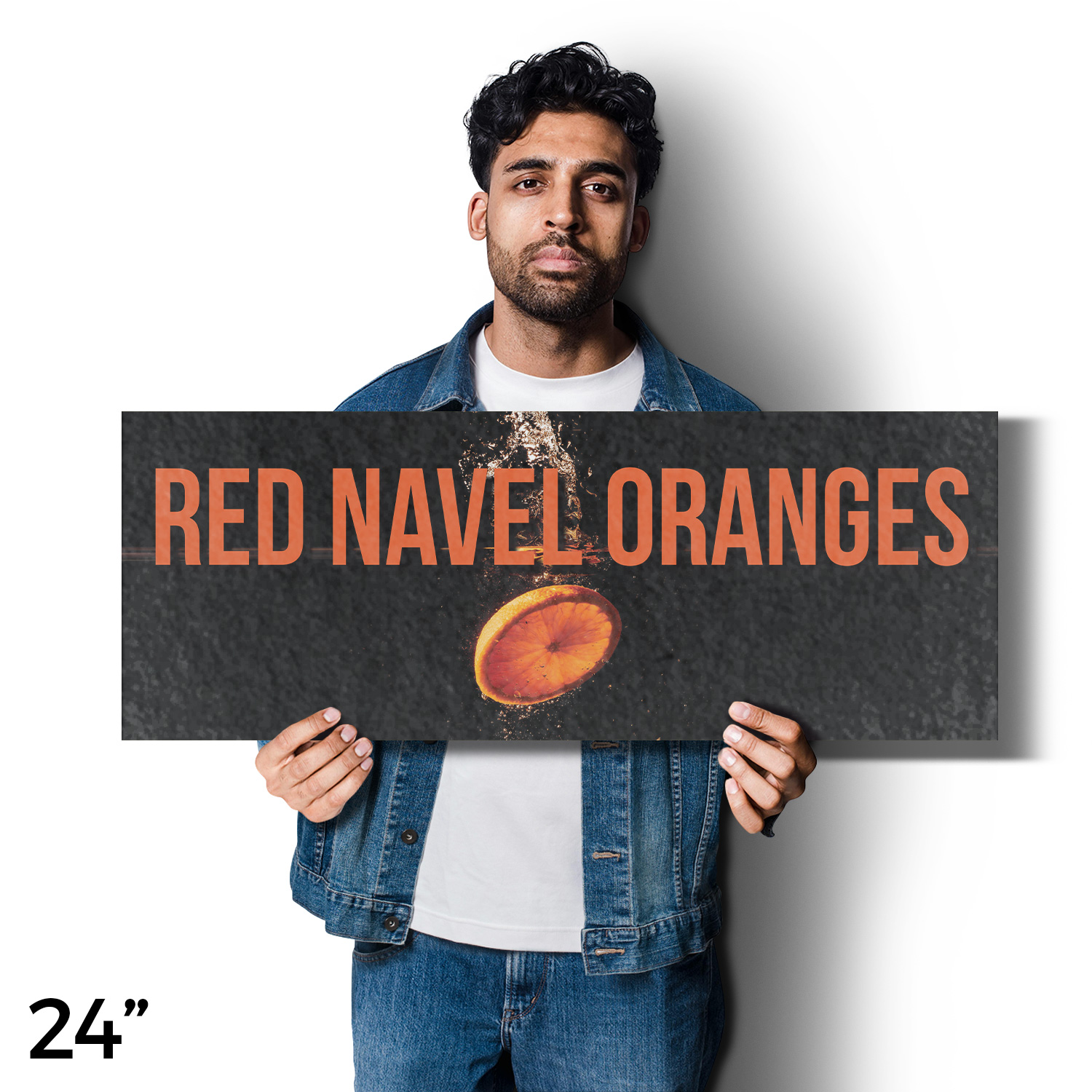 Red Navel Oranges Vinyl Decal Fresh Citrus Fruits Local Produce Seasonal - Picture 46 of 99