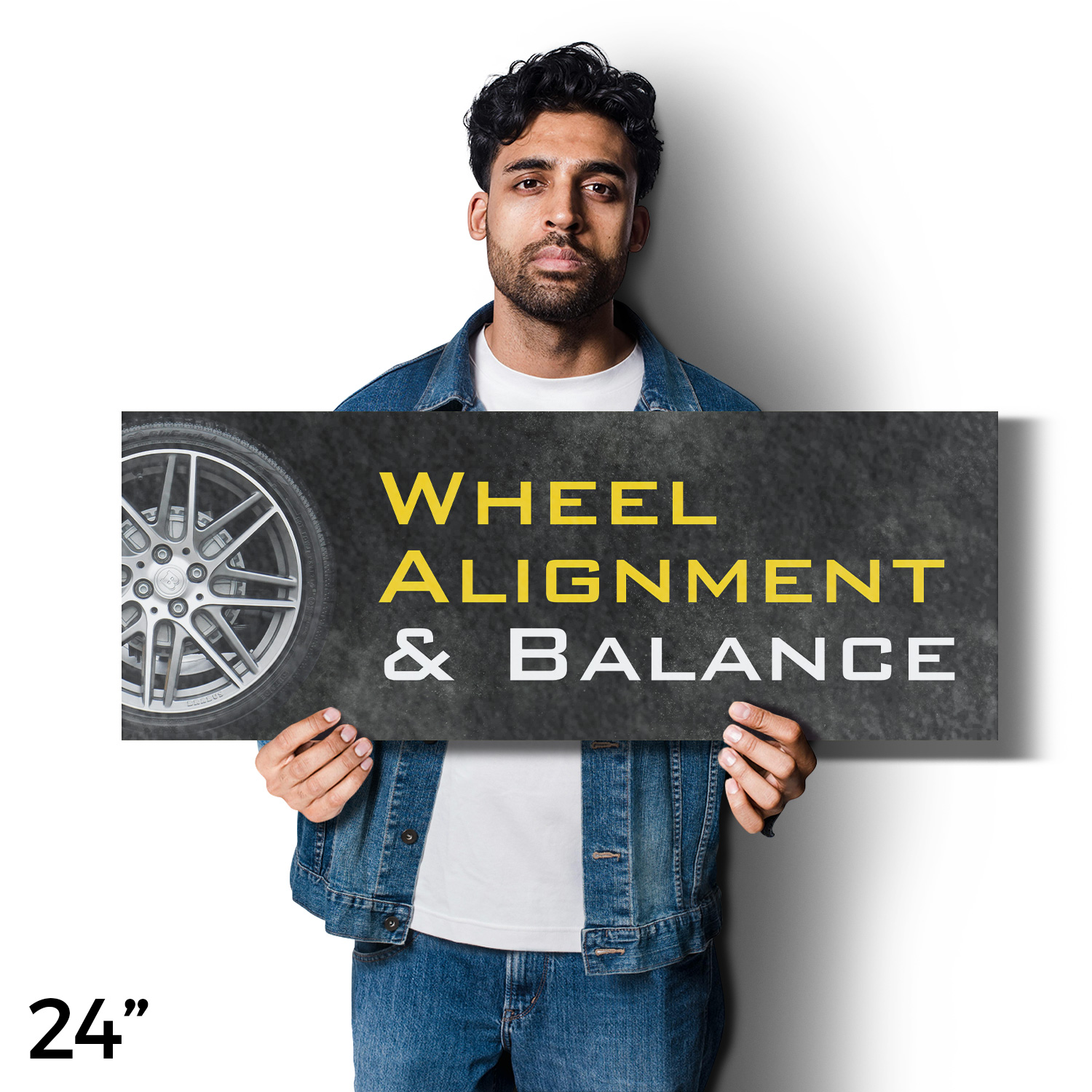 Wheel Alignment & Balancing Vinyl Decal Professional Auto Services Affordable - Picture 46 of 99