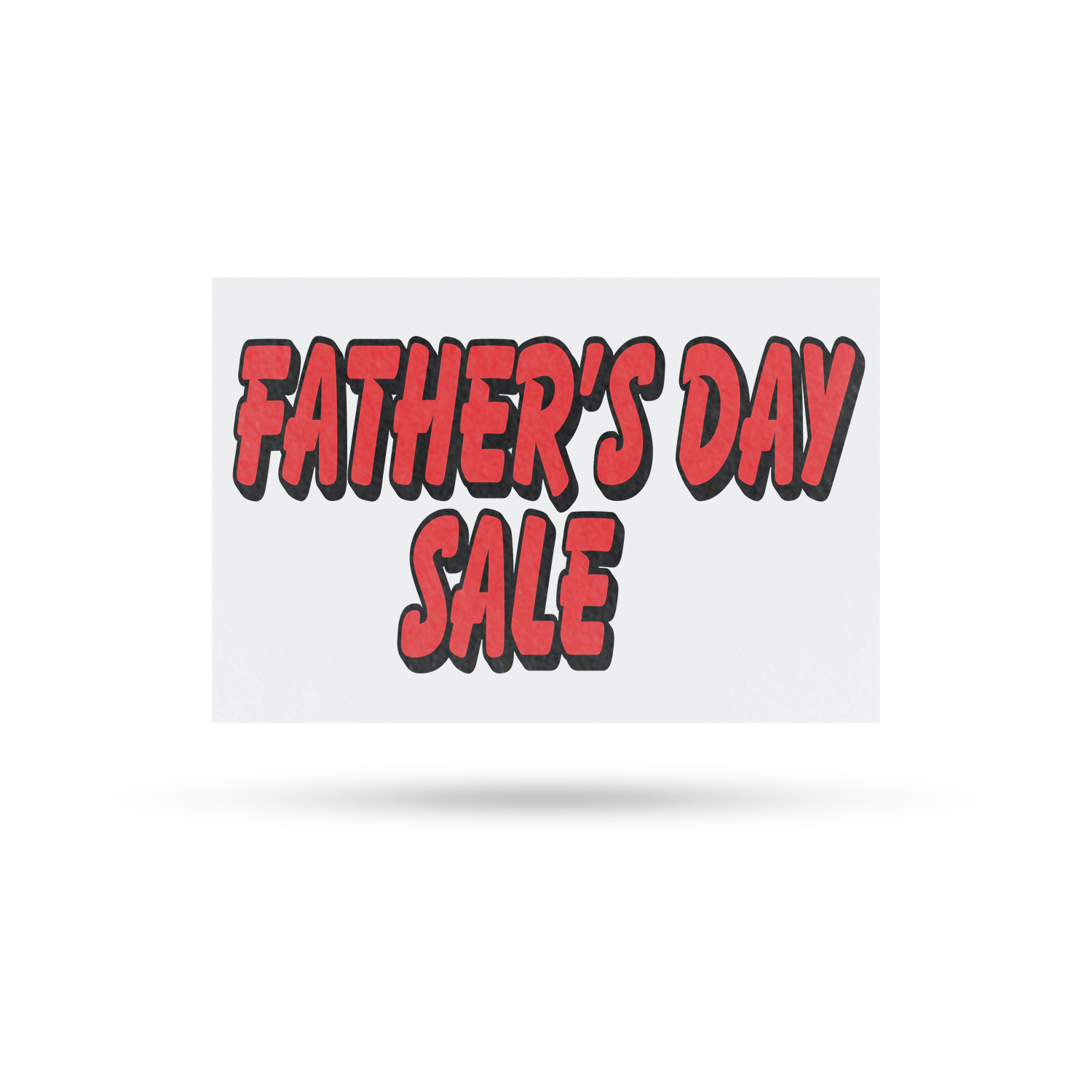 Father�s Day Sale Vinyl Decal Special Offers Retail Promotions Gift Ideas