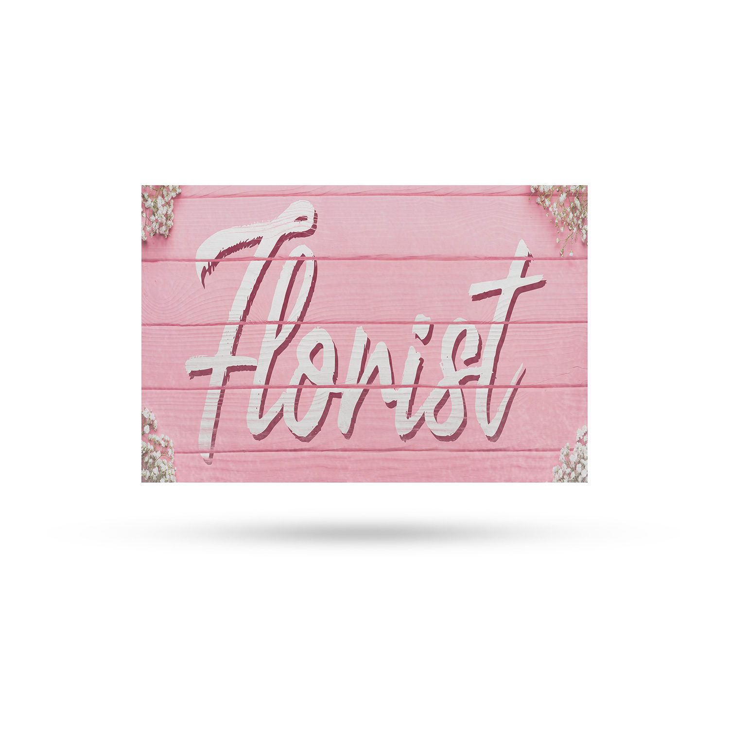 Florist Vinyl Decal Fresh Flowers Custom Arrangements Professional Service