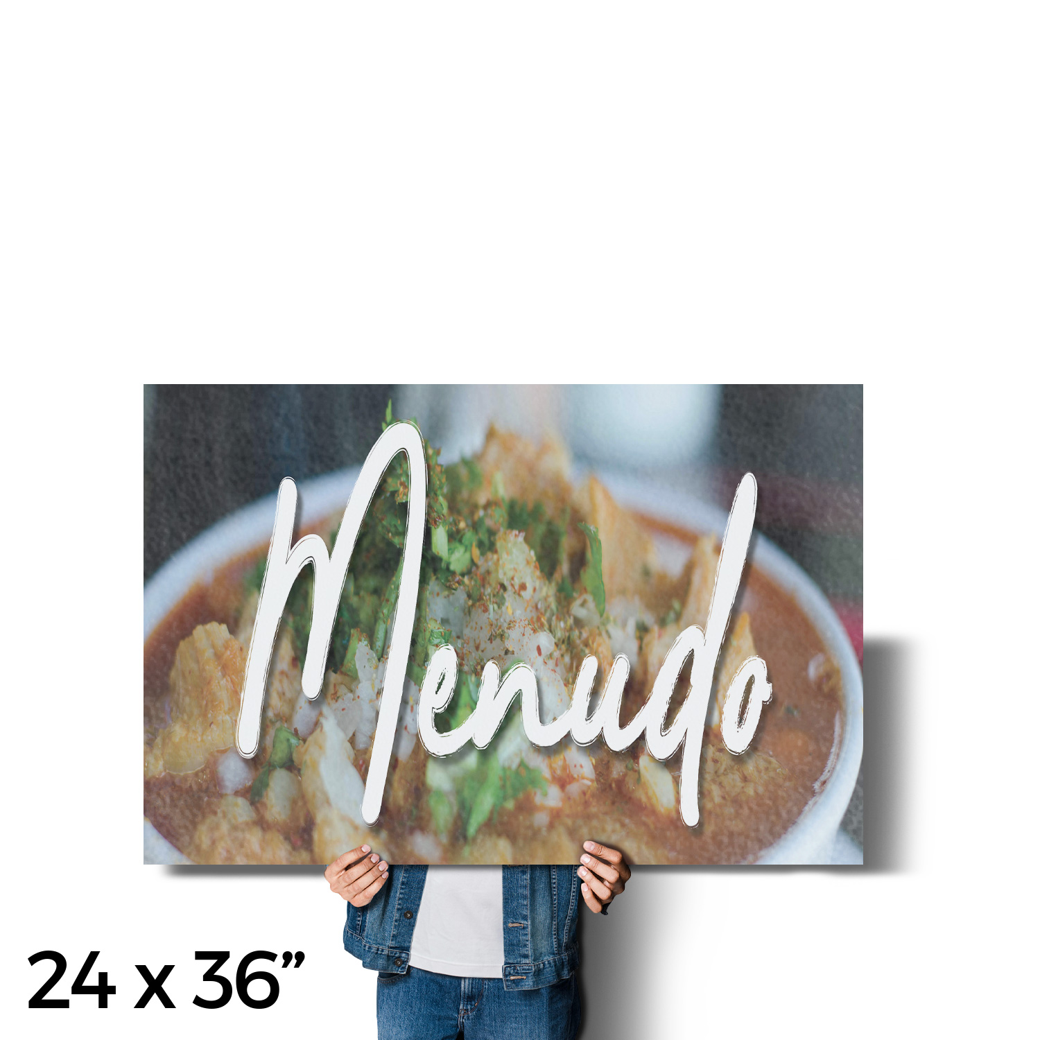 Calcomanía Vinilo Menudo Auténtica Sopa Mexicana Recién Hecha Restaurante Promociones - Imagen 40 de 99