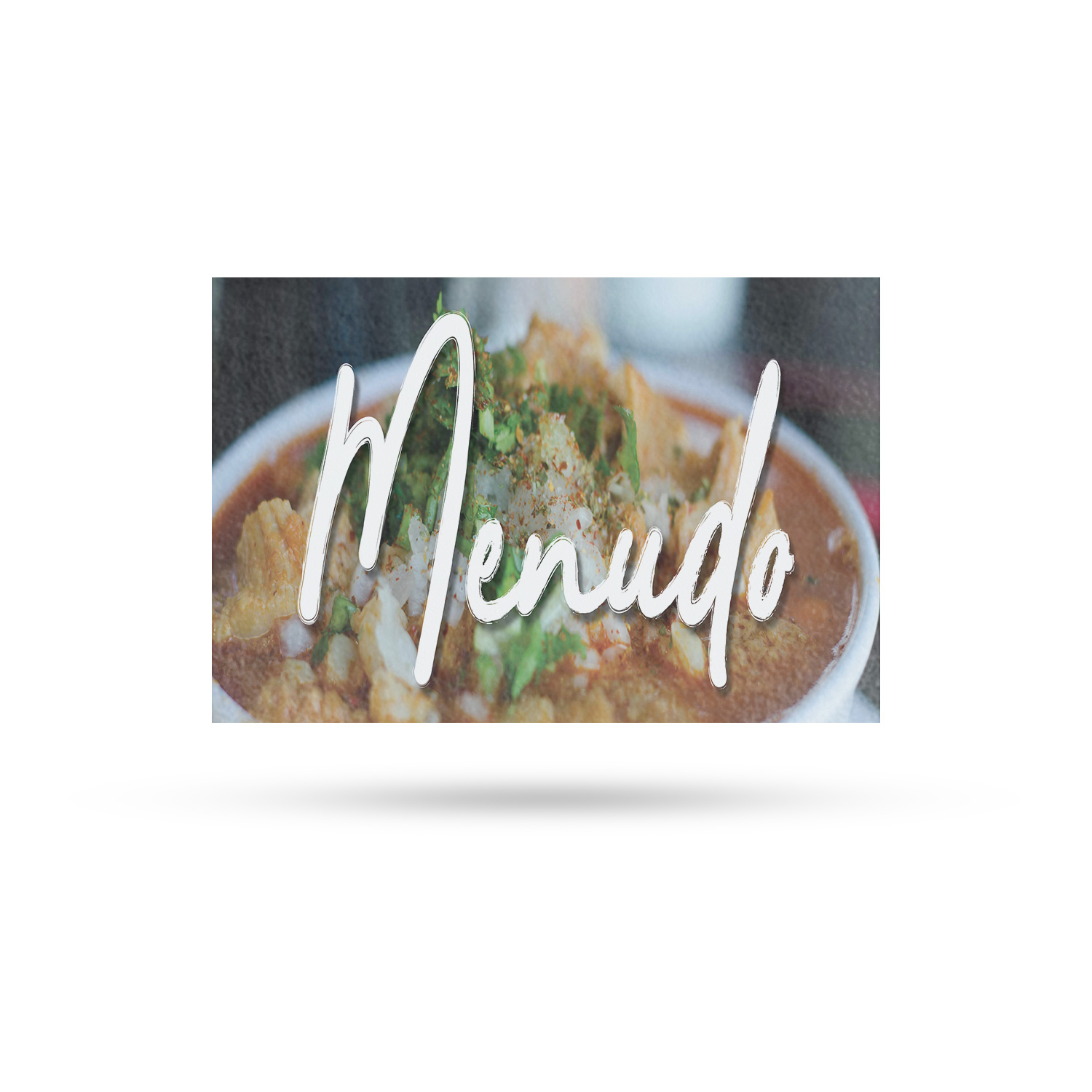 Calcomanía Vinilo Menudo Auténtica Sopa Mexicana Recién Hecha Restaurante Promociones - Imagen 49 de 99