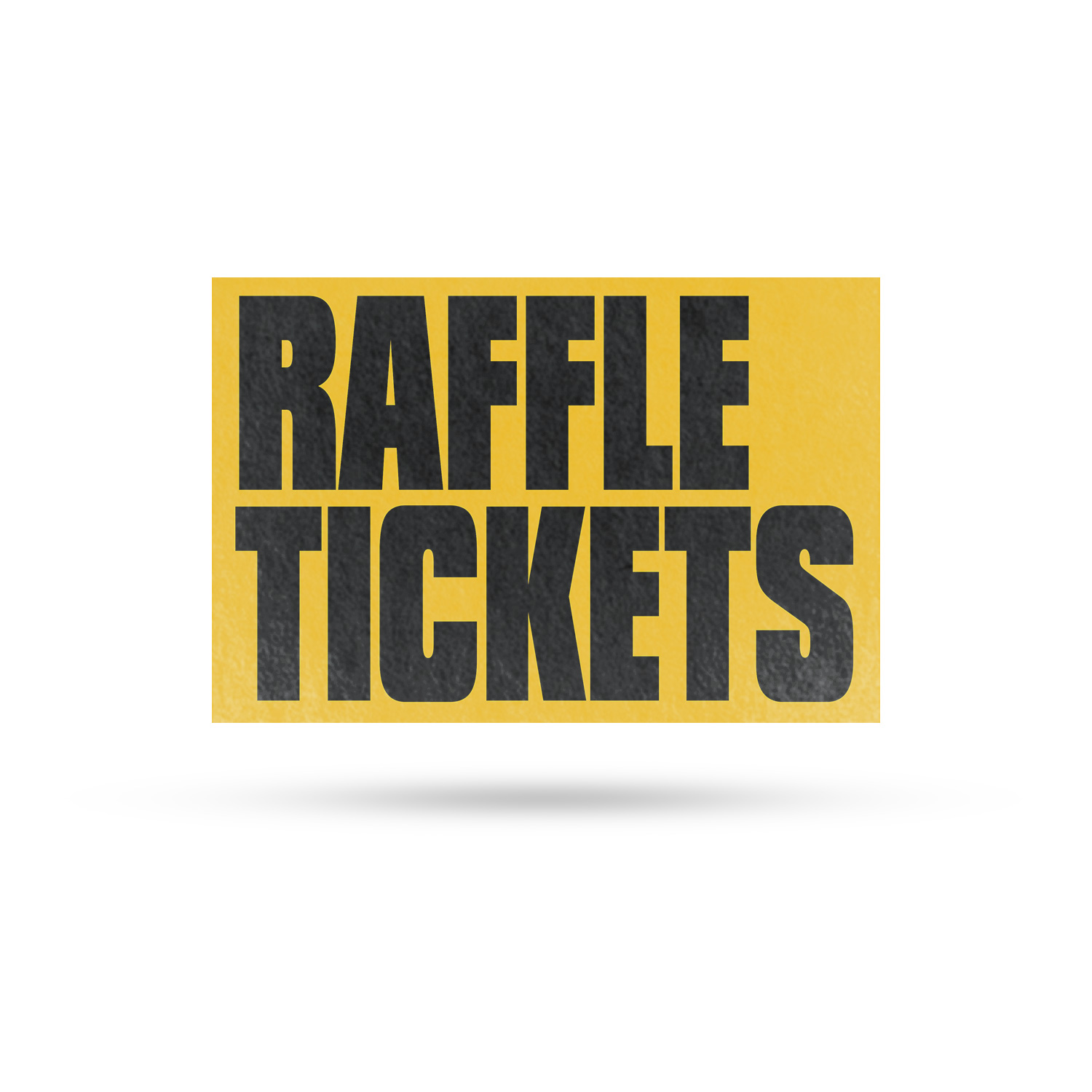 Raffle Tickets Vinyl Decal Event Promotions Charity Fundraisers Bold Signage