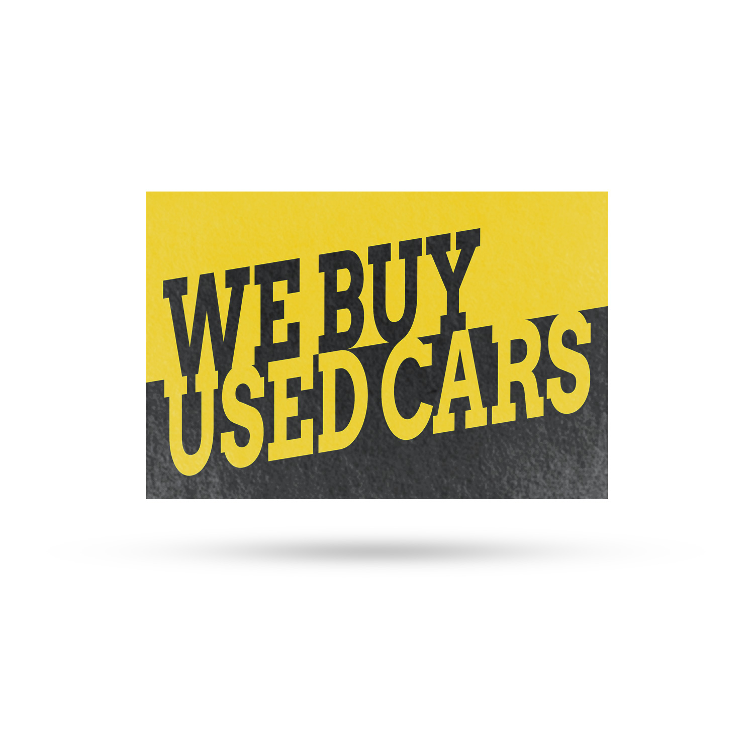 We Buy Used Cars Vinyl Decal Auto Sales Promotions Affordable Deals