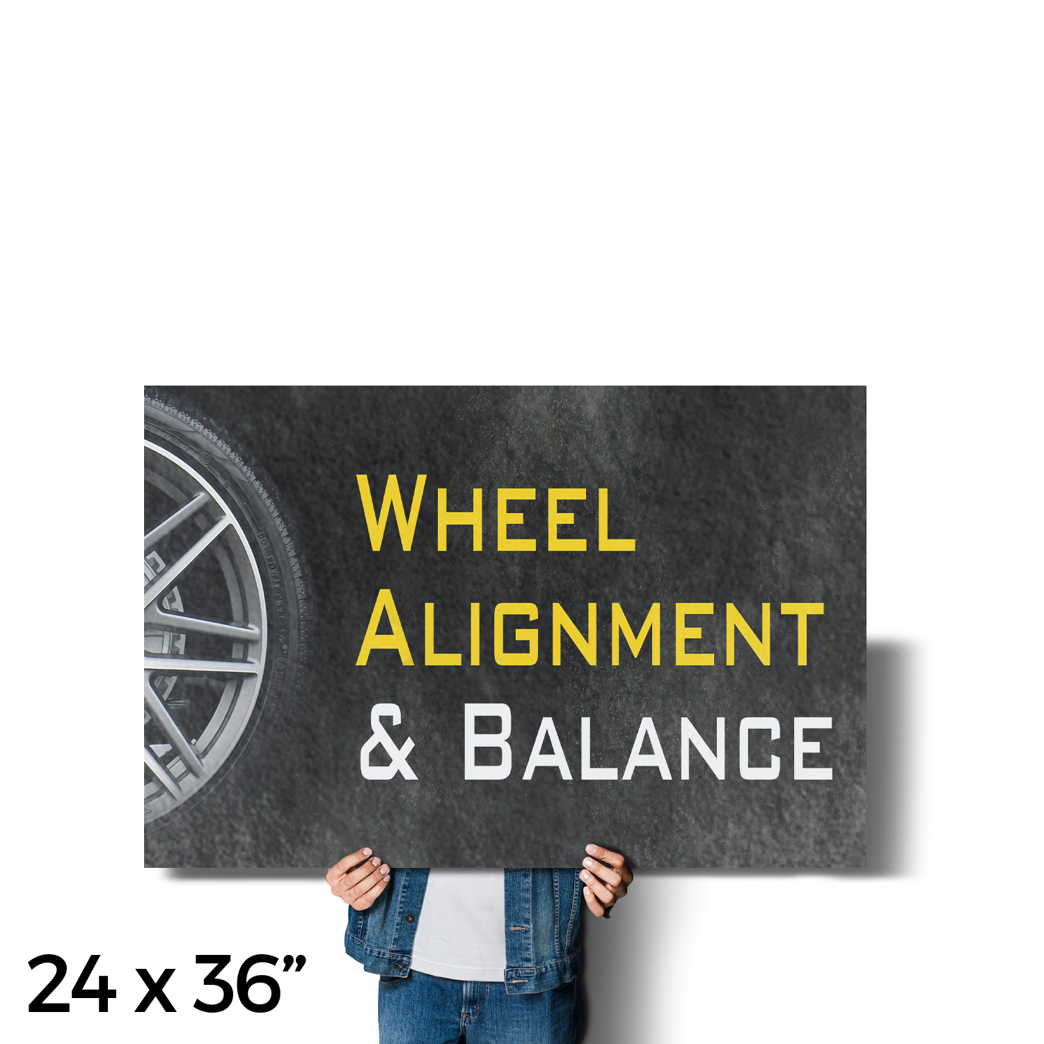 Wheel Alignment & Balancing Vinyl Decal Professional Auto Services Affordable - Picture 40 of 99