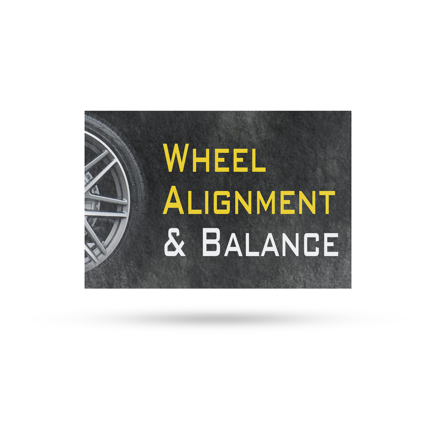 Wheel Alignment & Balancing Vinyl Decal Professional Auto Services Affordable - Picture 49 of 99