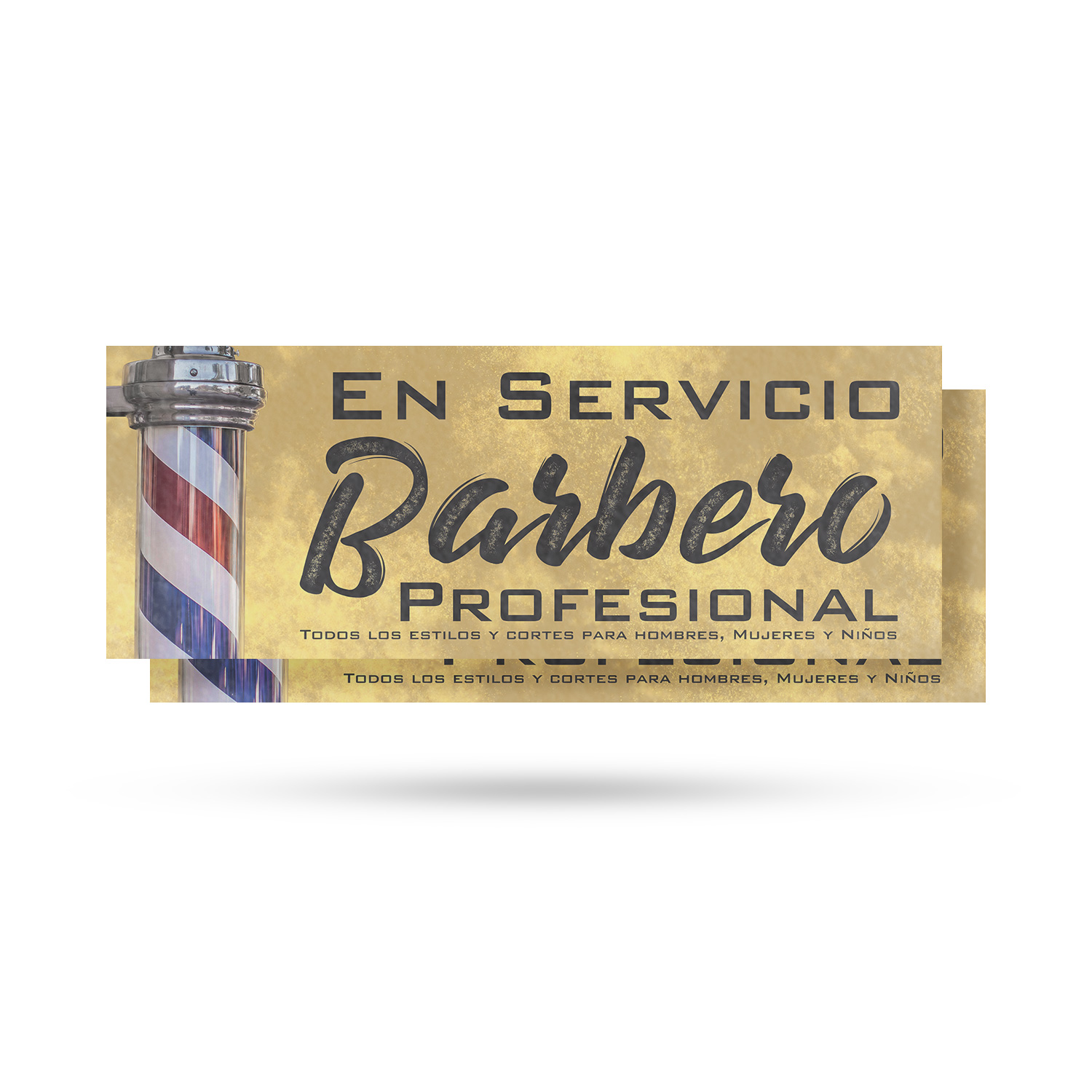 En Servicio Barbero Calcomanía Vinilo Profesional Barbero Español Barbero Letrero Acicalamiento - Imagen 25 de 99