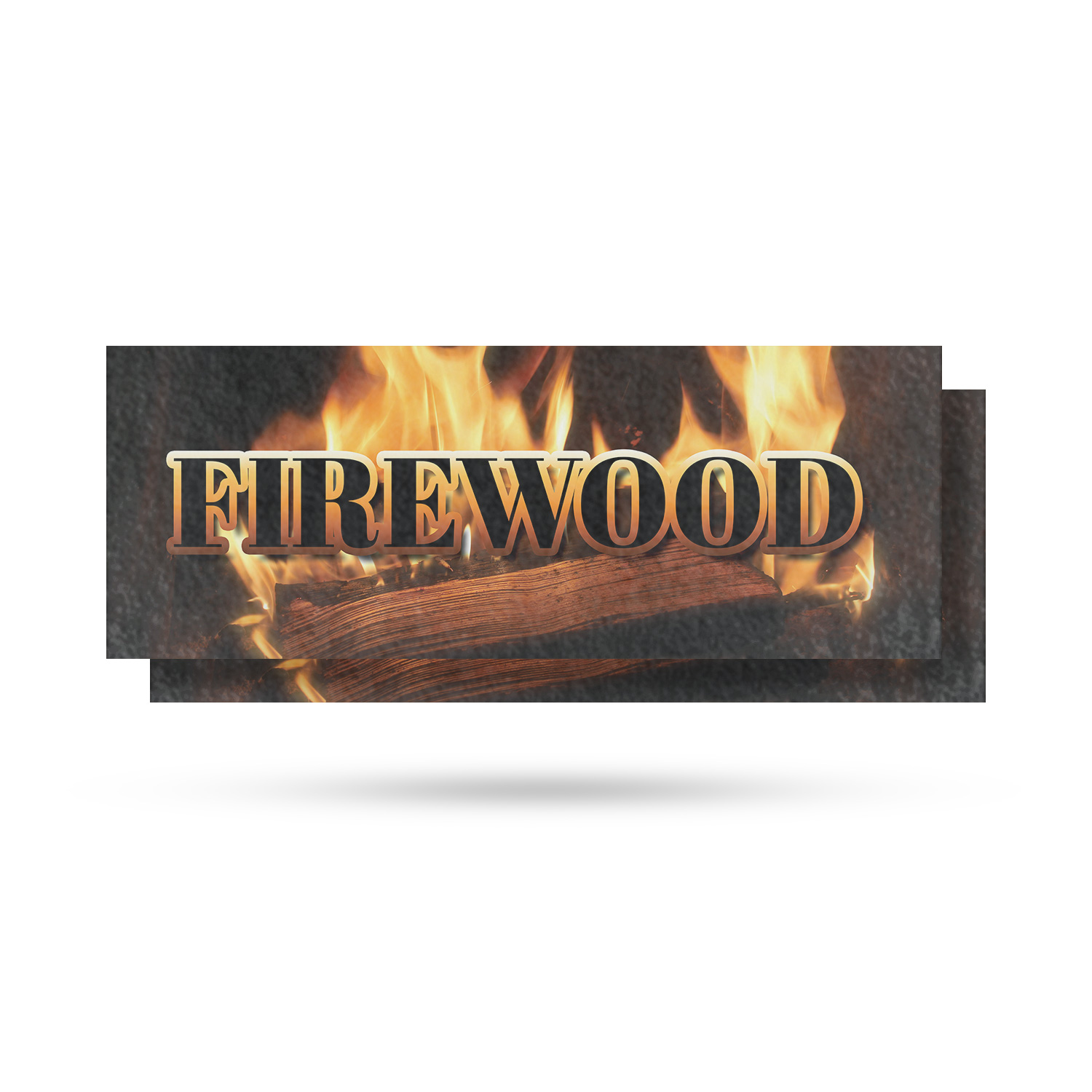 Firewood Vinyl Decal Camping Essentials Winter Heating Reliable Quality