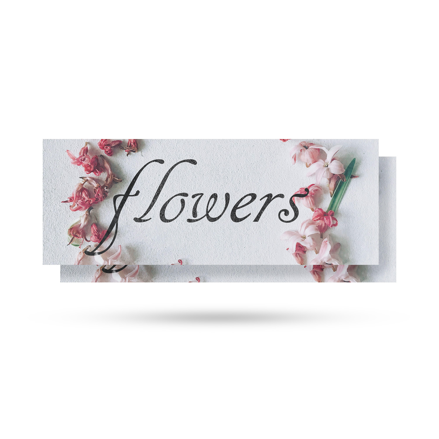 Flowers Vinyl Decal Fresh Bouquets Home Decor Seasonal Arrangements