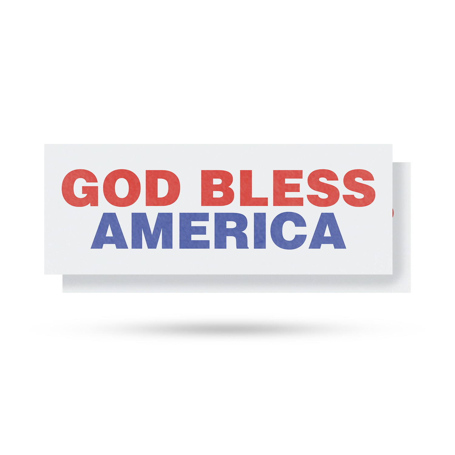 God Bless America Vinyl Decal Patriotic Message Bold Design Outdoor Use