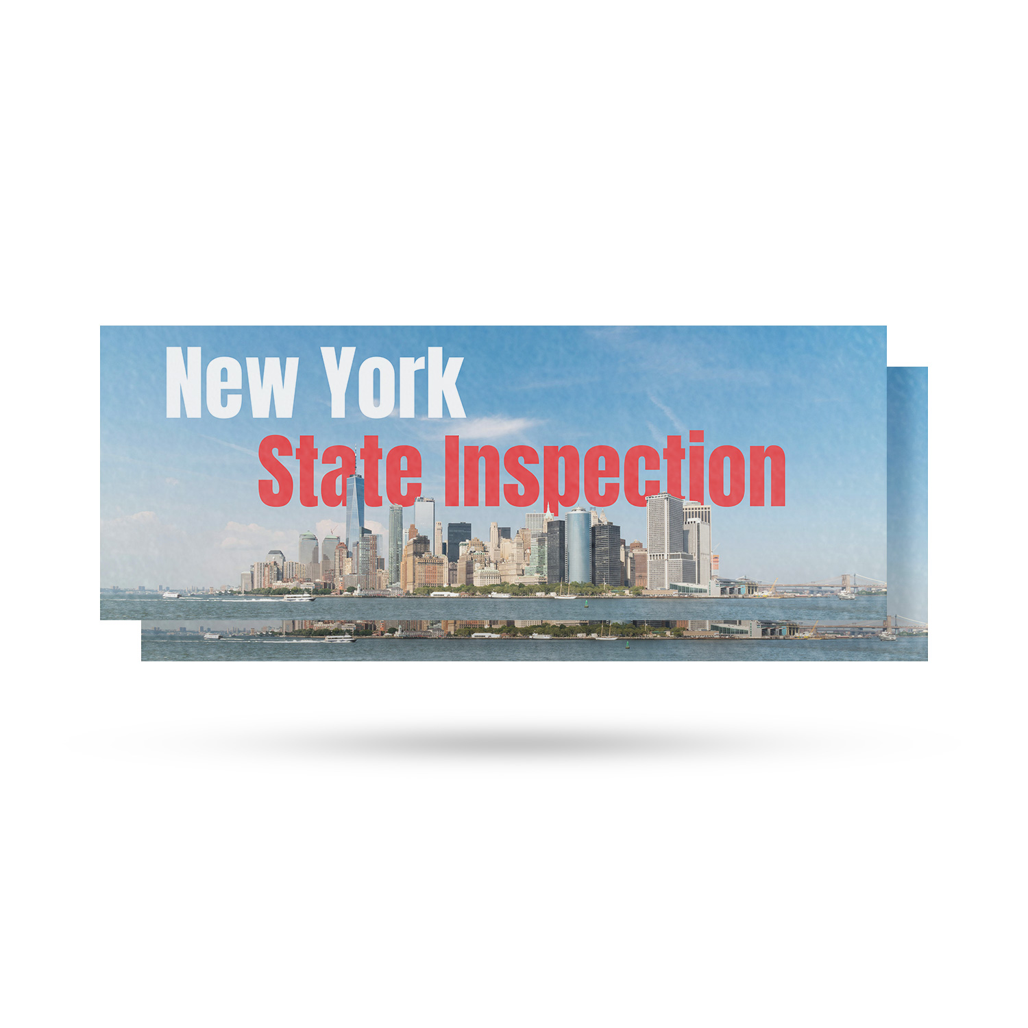 New York State Inspection Vinyl Decal Vehicle Services Reliable Mechanics