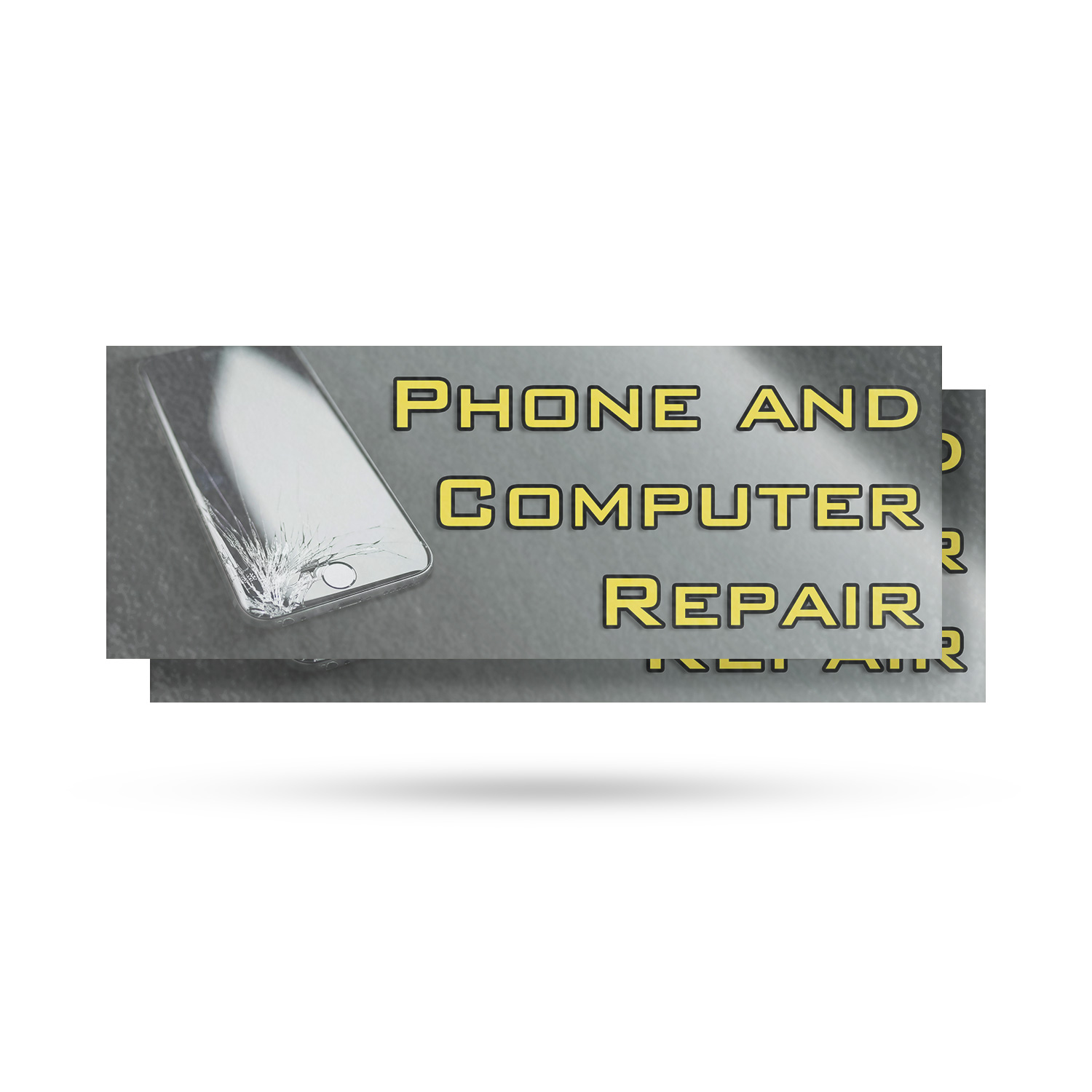 Phone and Computer Repair Vinyl Decal Professional Services Quick Fixes