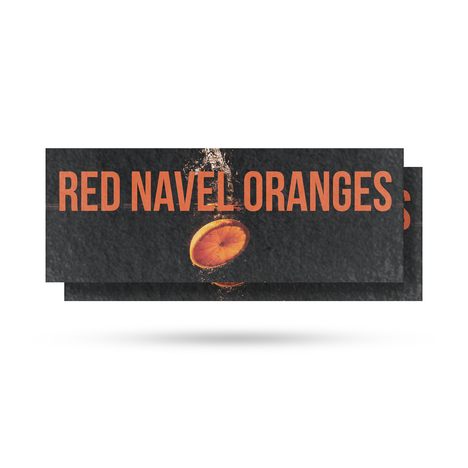 Red Navel Oranges Vinyl Decal Fresh Citrus Fruits Local Produce Seasonal - Picture 25 of 99