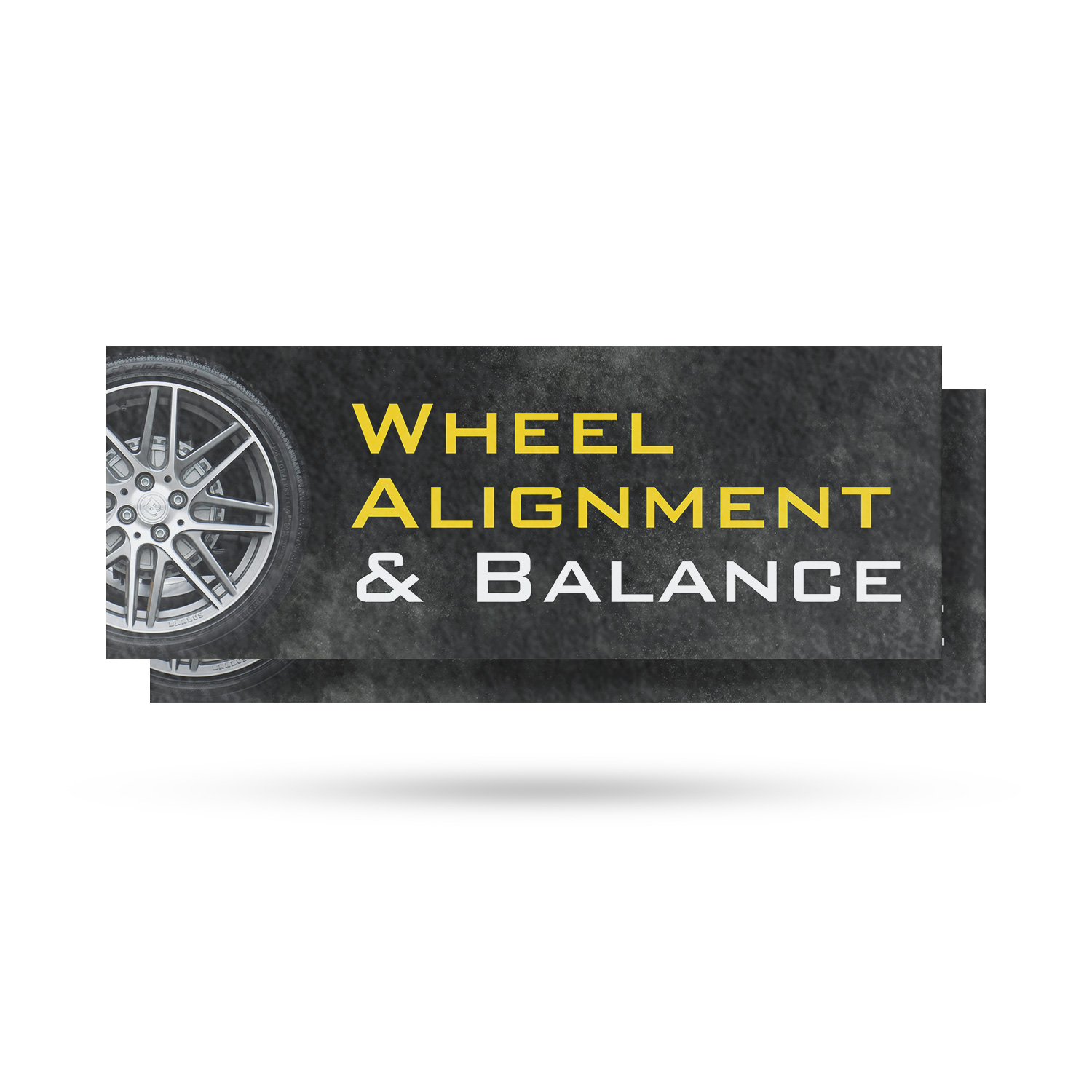 Wheel Alignment & Balancing Vinyl Decal Professional Auto Services Affordable - Picture 25 of 99