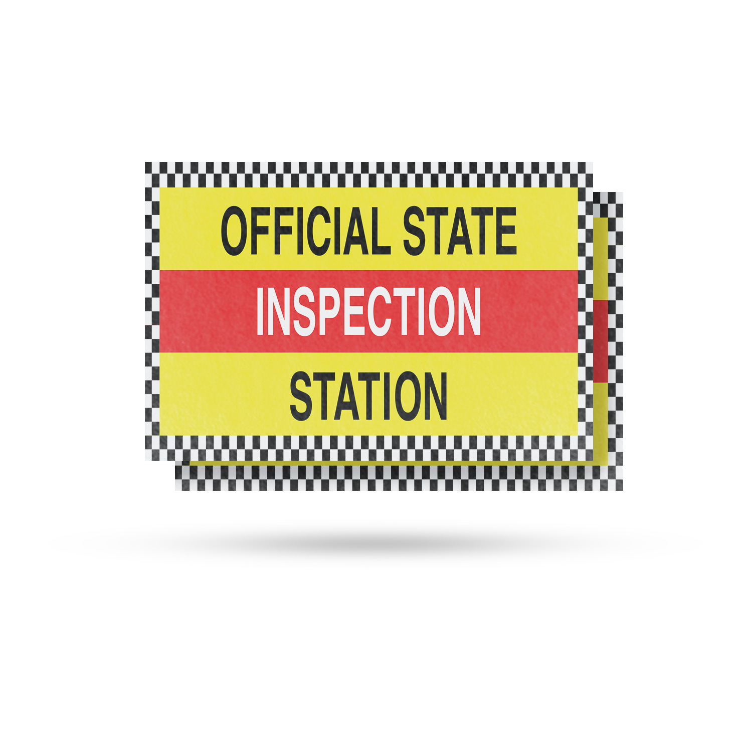 Official State Inspection Station Vinyl Decal Vehicle Checks Professional