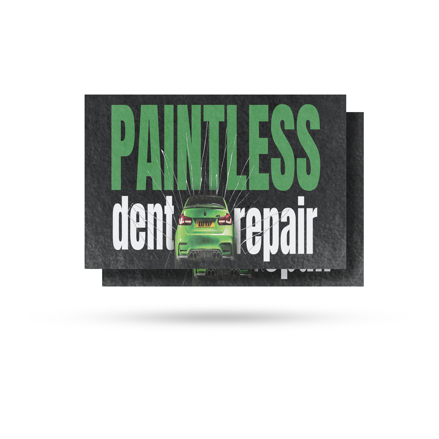 Paintless Dent Repair Vinyl Decal Auto Services Hail Damage Fixes Affordable