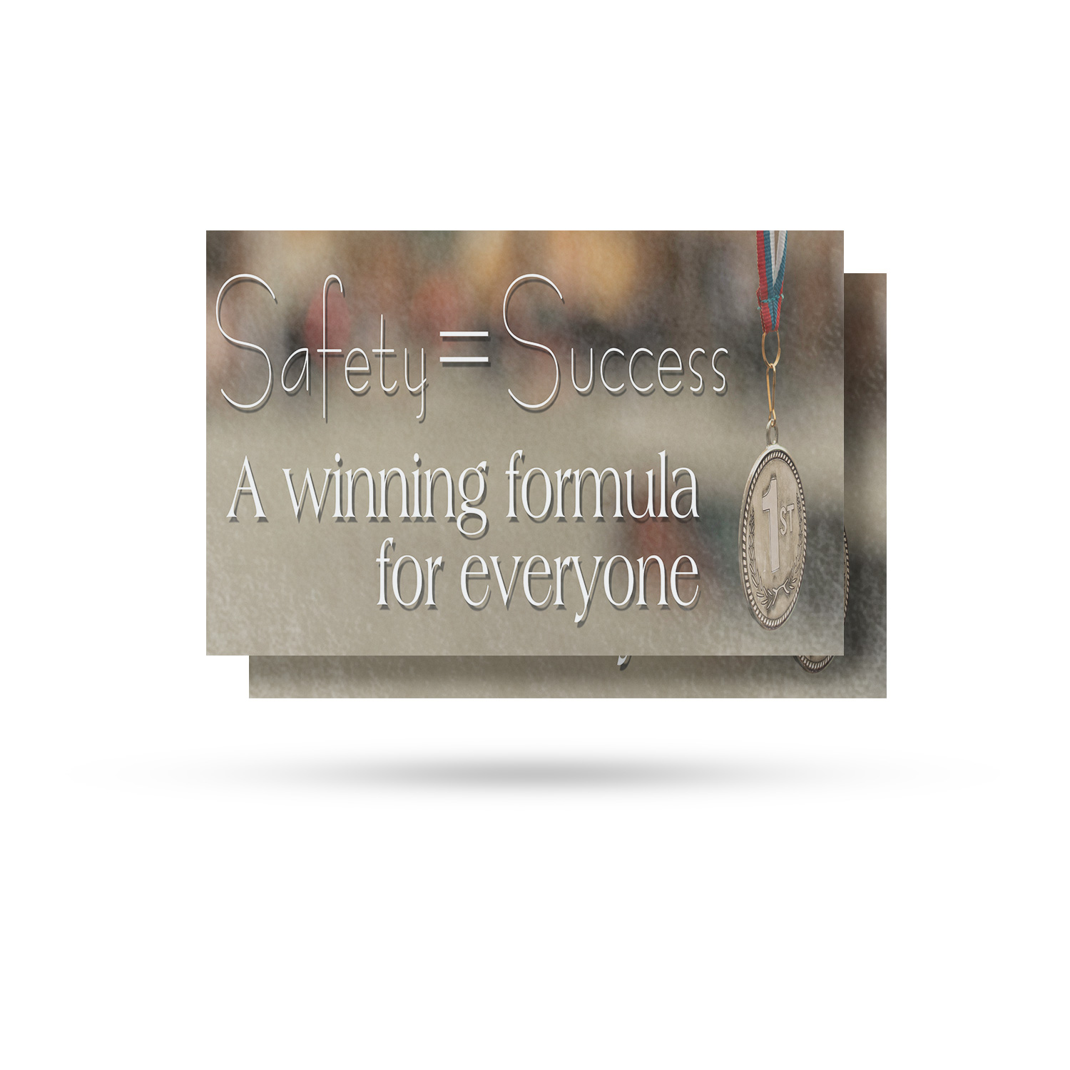 Safety Success Winning Form Vinyl Decal Professional Workplace Signage