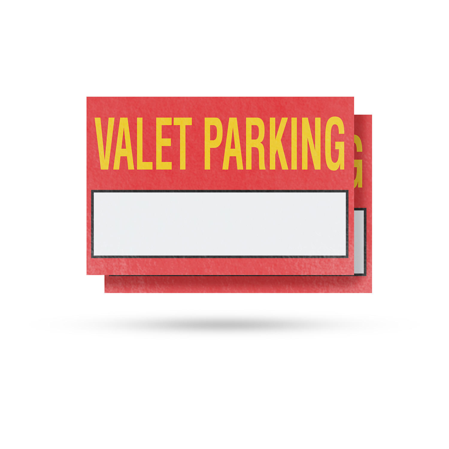 Valet Parking Variable Vinyl Decal Convenient Services Event Promotions