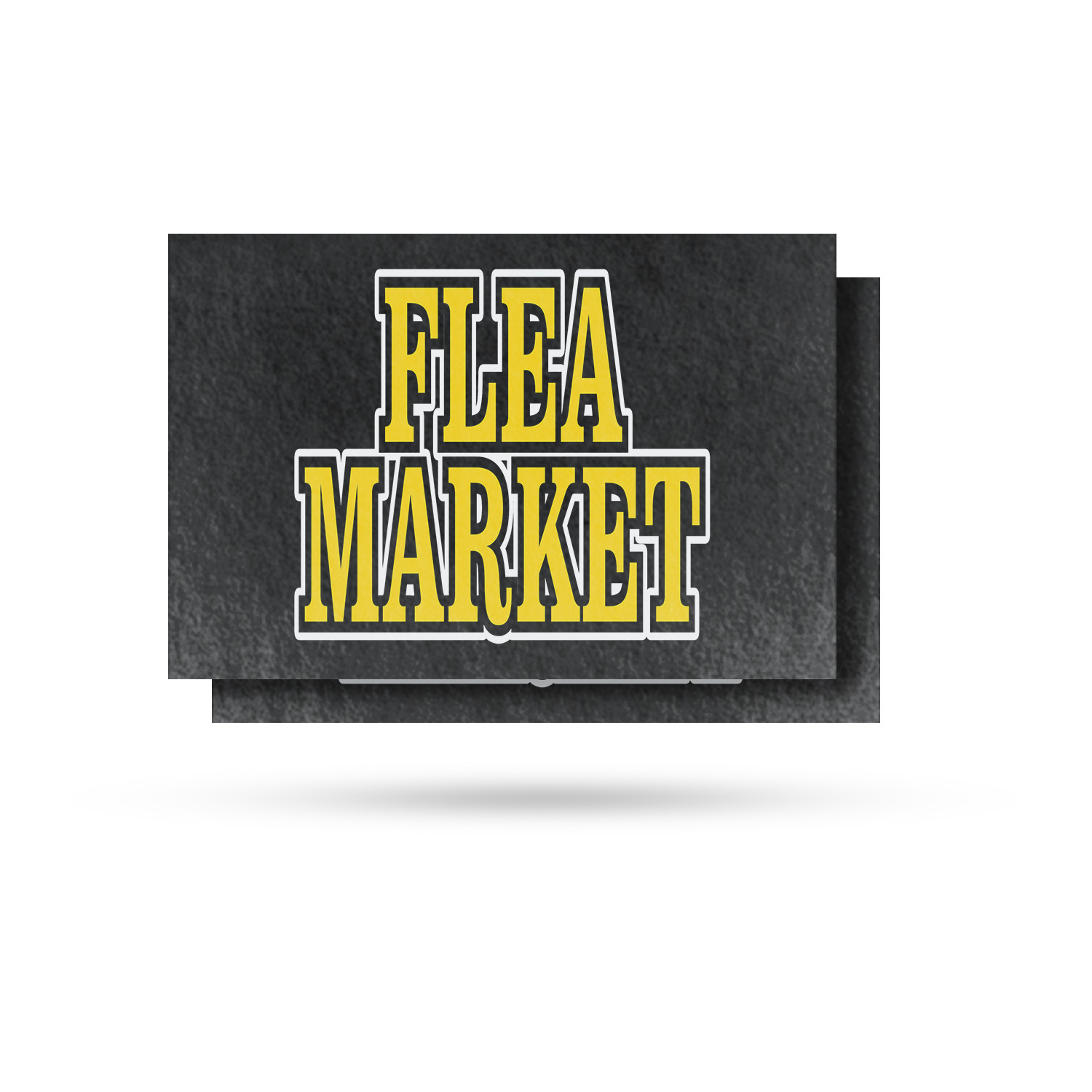 Flea Market Vinyl Decal Local Vendors Great Bargains Event Promotions