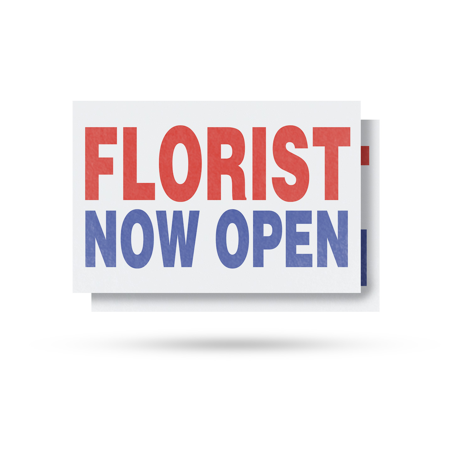 Florist Now Open Vinyl Decal Grand Opening Floral Arrangements Retail