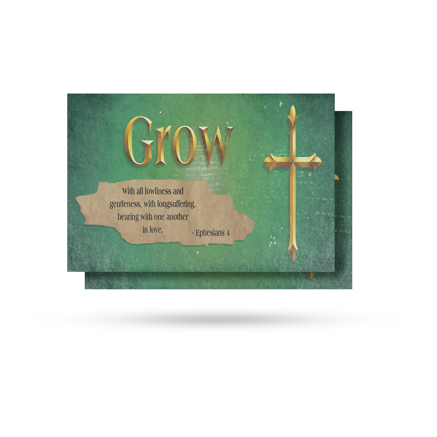 Jesus Grow Vinyl Decal Faith-Based Inspiration Spiritual Growth Durable Design