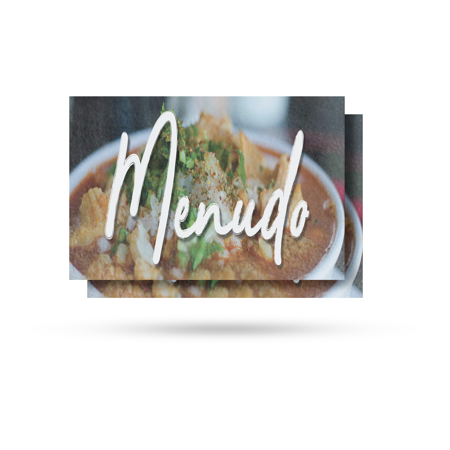 Calcomanía Vinilo Menudo Auténtica Sopa Mexicana Recién Hecha Restaurante Promociones - Imagen 37 de 99