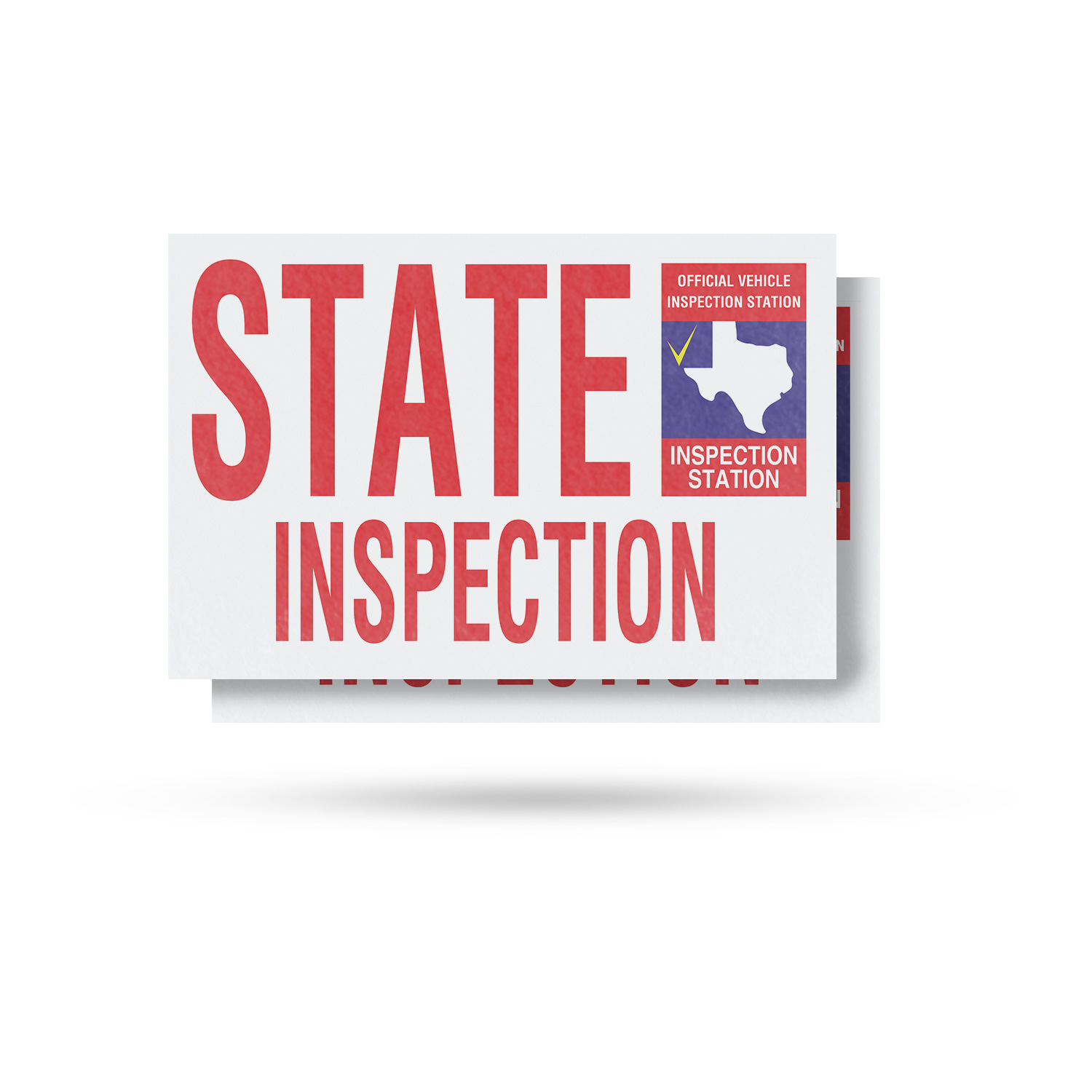 Calcomanía de vinilo para inspección estatal de Texas servicios automáticos cheques confiables asequible - Imagen 37 de 99