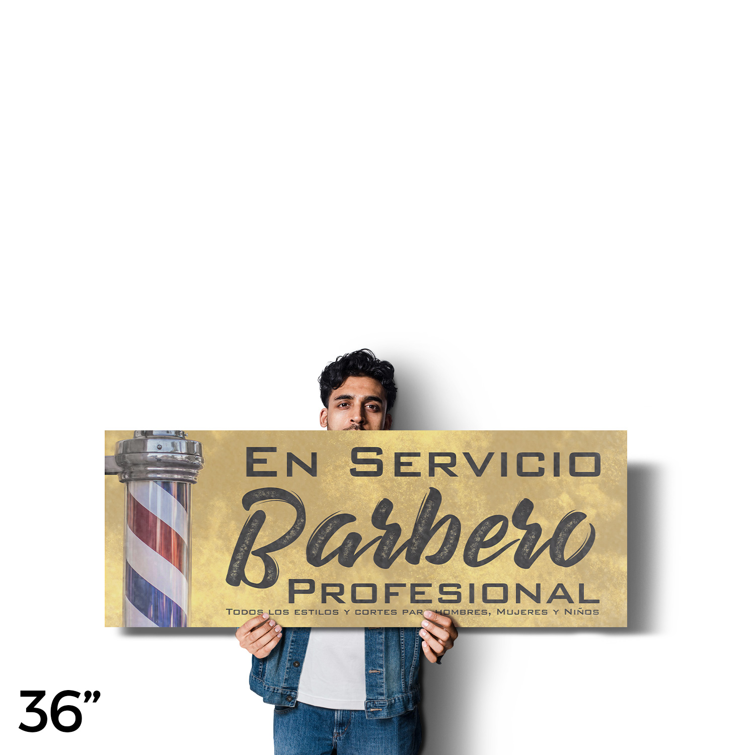 En Servicio Barbero Calcomanía Vinilo Profesional Barbero Español Barbero Letrero Acicalamiento - Imagen 62 de 99