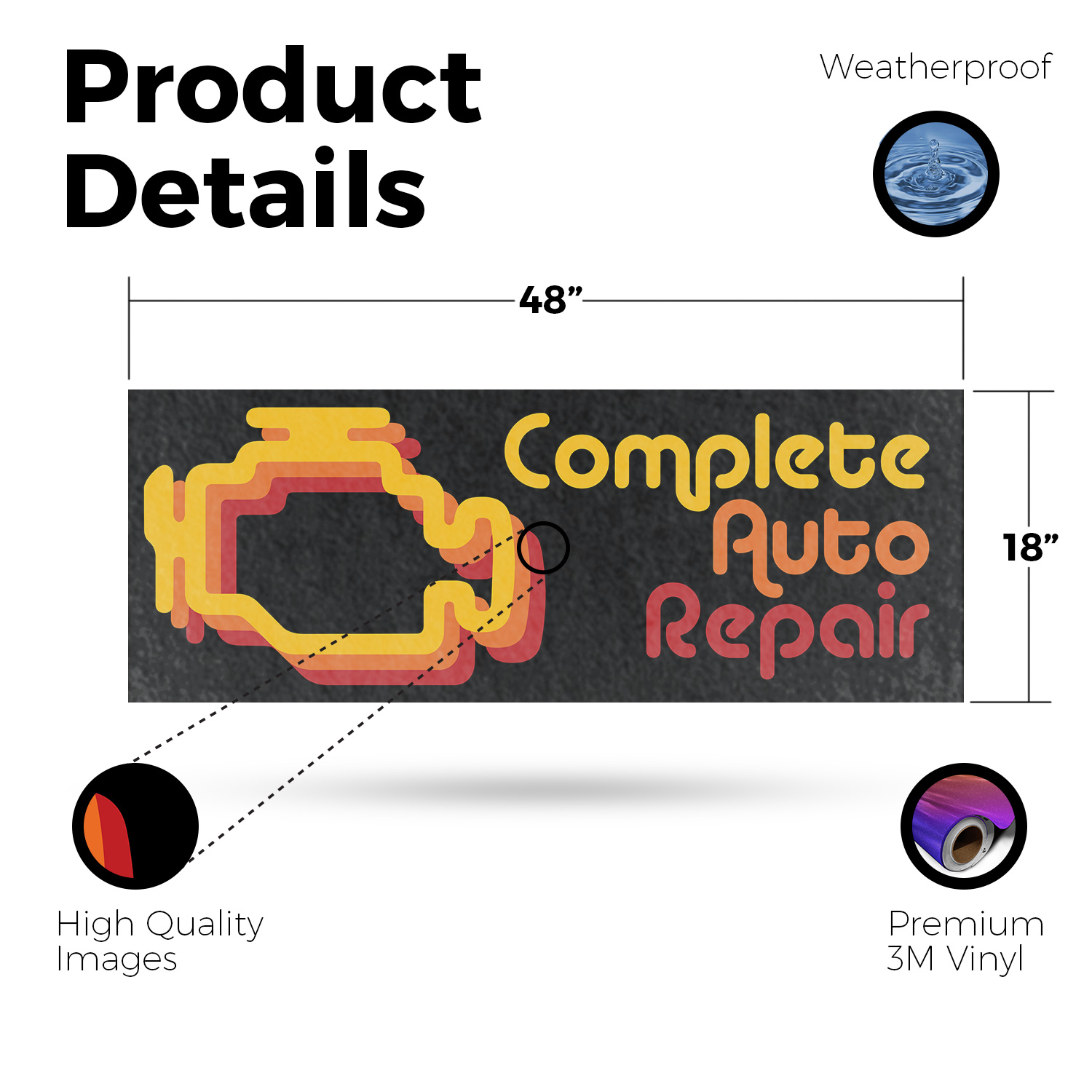 Calcomanía de vinilo completa para reparación de automóviles experto en diagnóstico de mantenimiento de vehículos - Imagen 65 de 99