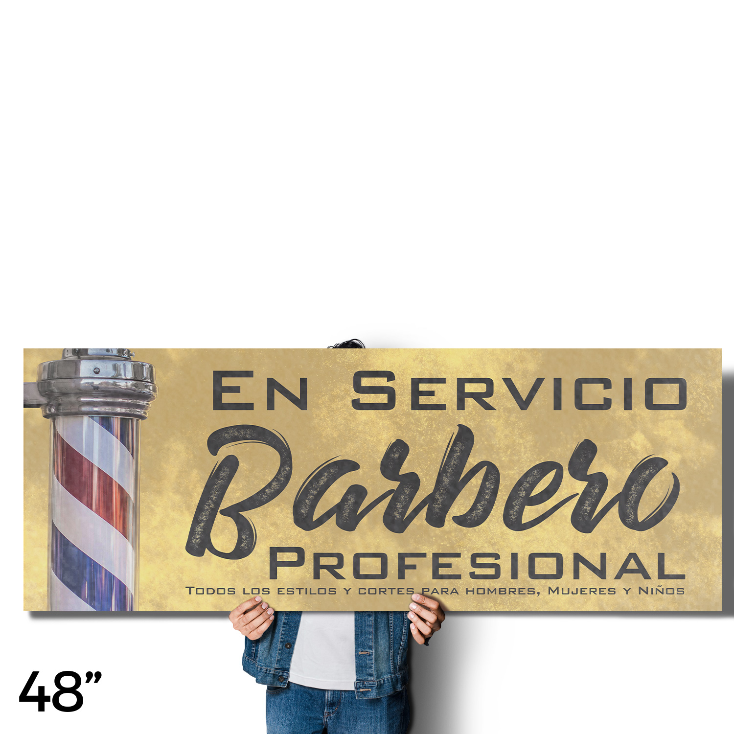 En Servicio Barbero Calcomanía Vinilo Profesional Barbero Español Barbero Letrero Acicalamiento - Imagen 67 de 99