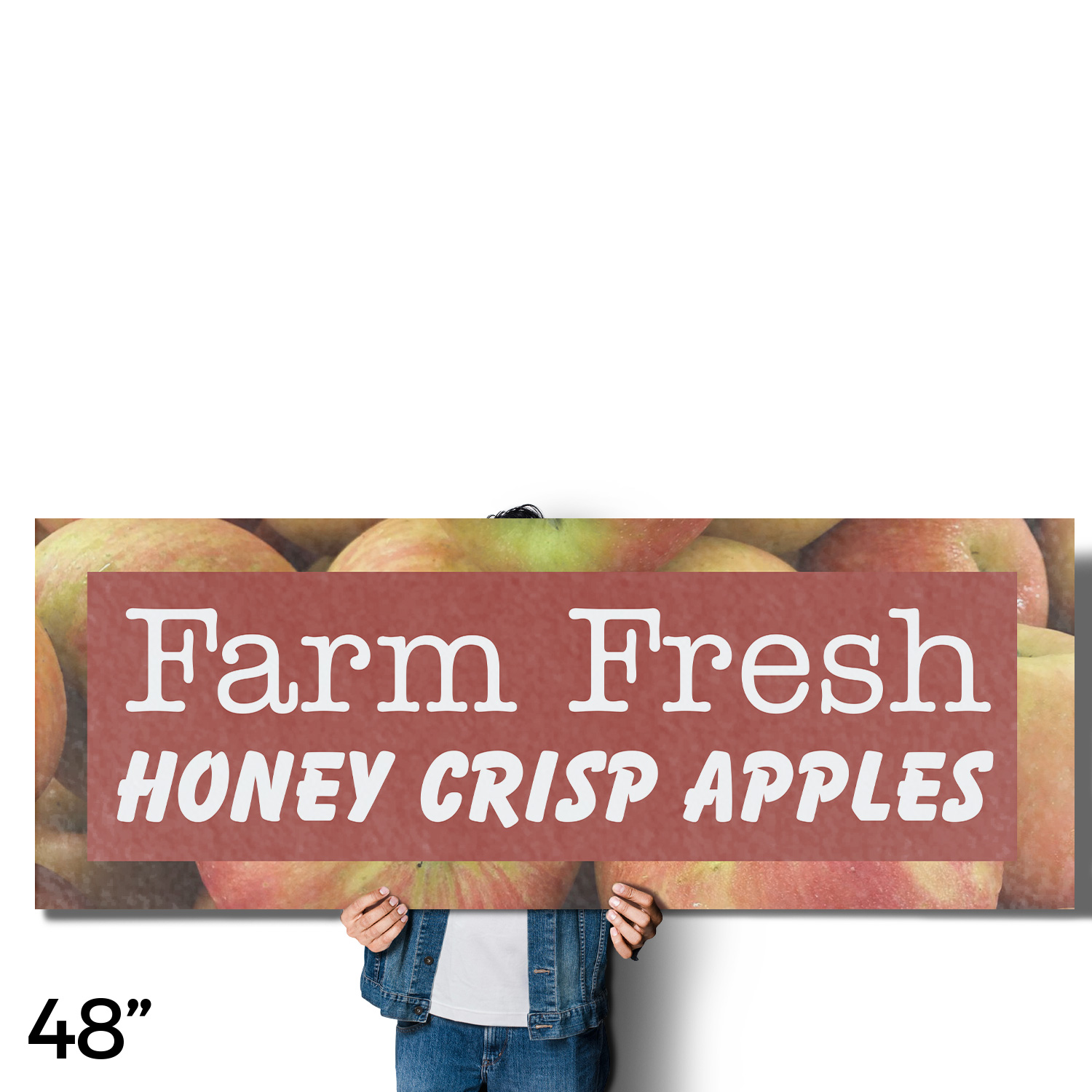 Farm Fresh Honey Crisp Apples Vinyl Decal Sweet and Juicy Locally Grown - Picture 47 of 67