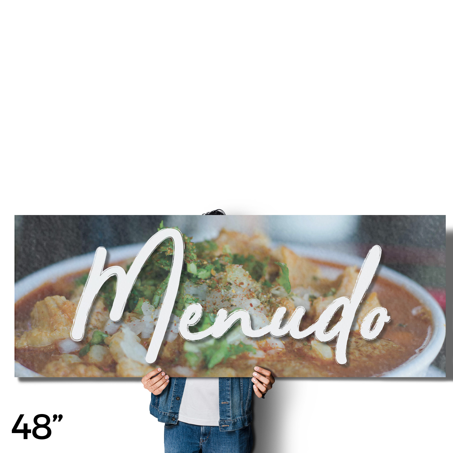 Calcomanía Vinilo Menudo Auténtica Sopa Mexicana Recién Hecha Restaurante Promociones - Imagen 67 de 99