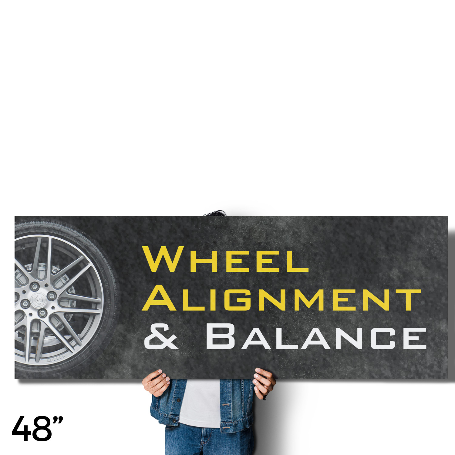 Wheel Alignment & Balancing Vinyl Decal Professional Auto Services Affordable - Picture 67 of 99