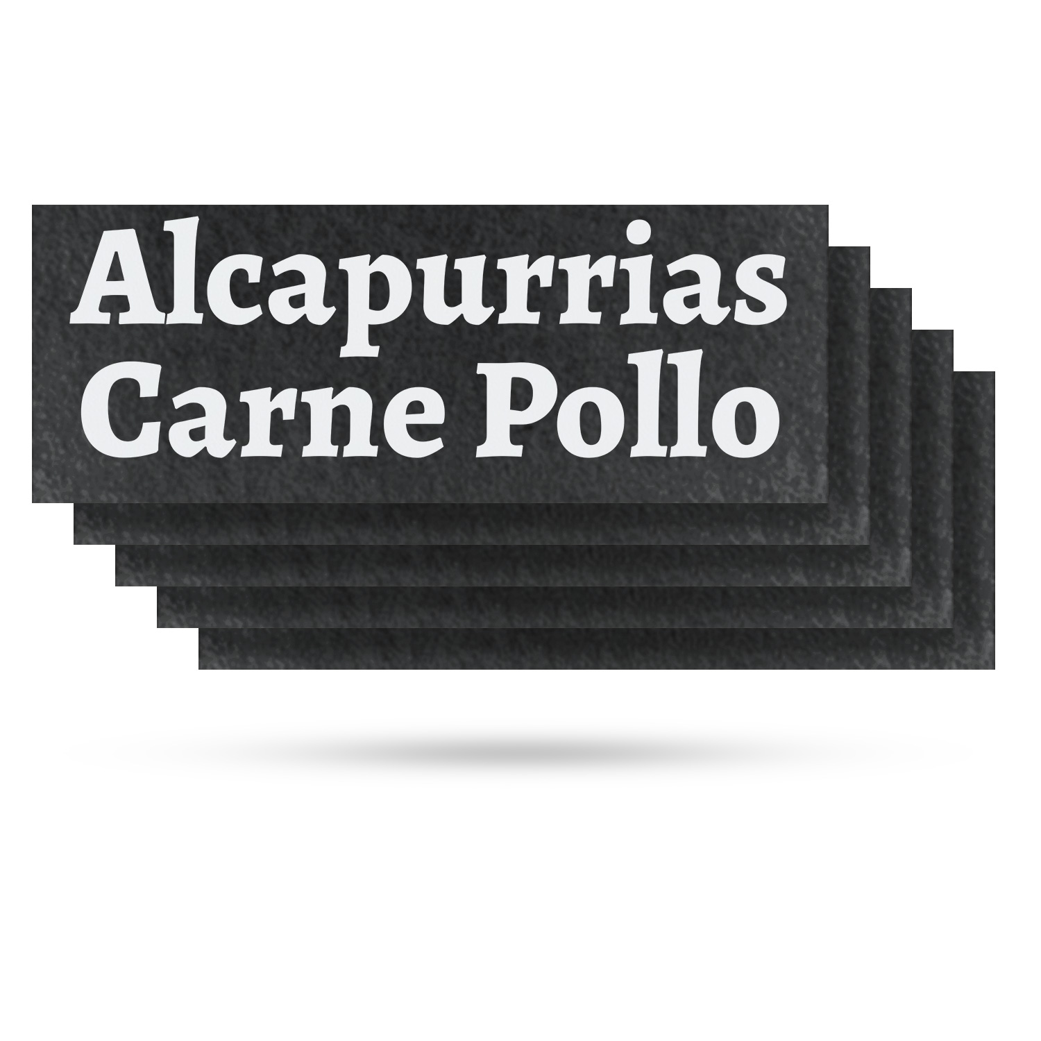 Alcapurrias Carne Pollo Vinyl Decal Puerto Rican Cuisine Meat Pastries