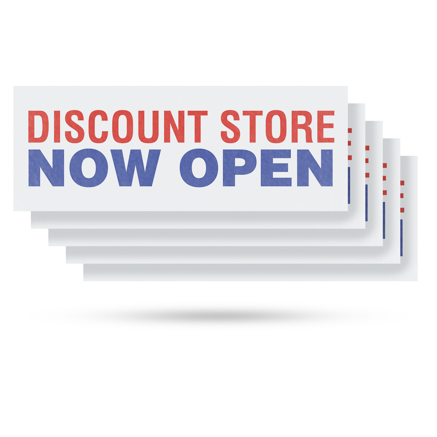 Discount Store Now Open Vinyl Decal Affordable Shopping Grand Opening