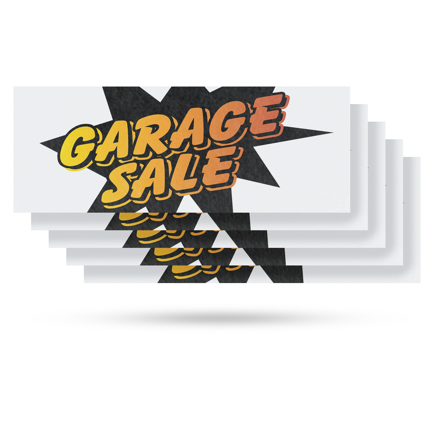 Garage Sale Vinyl Decal Local Bargains Neighborhood Events Bold Signage
